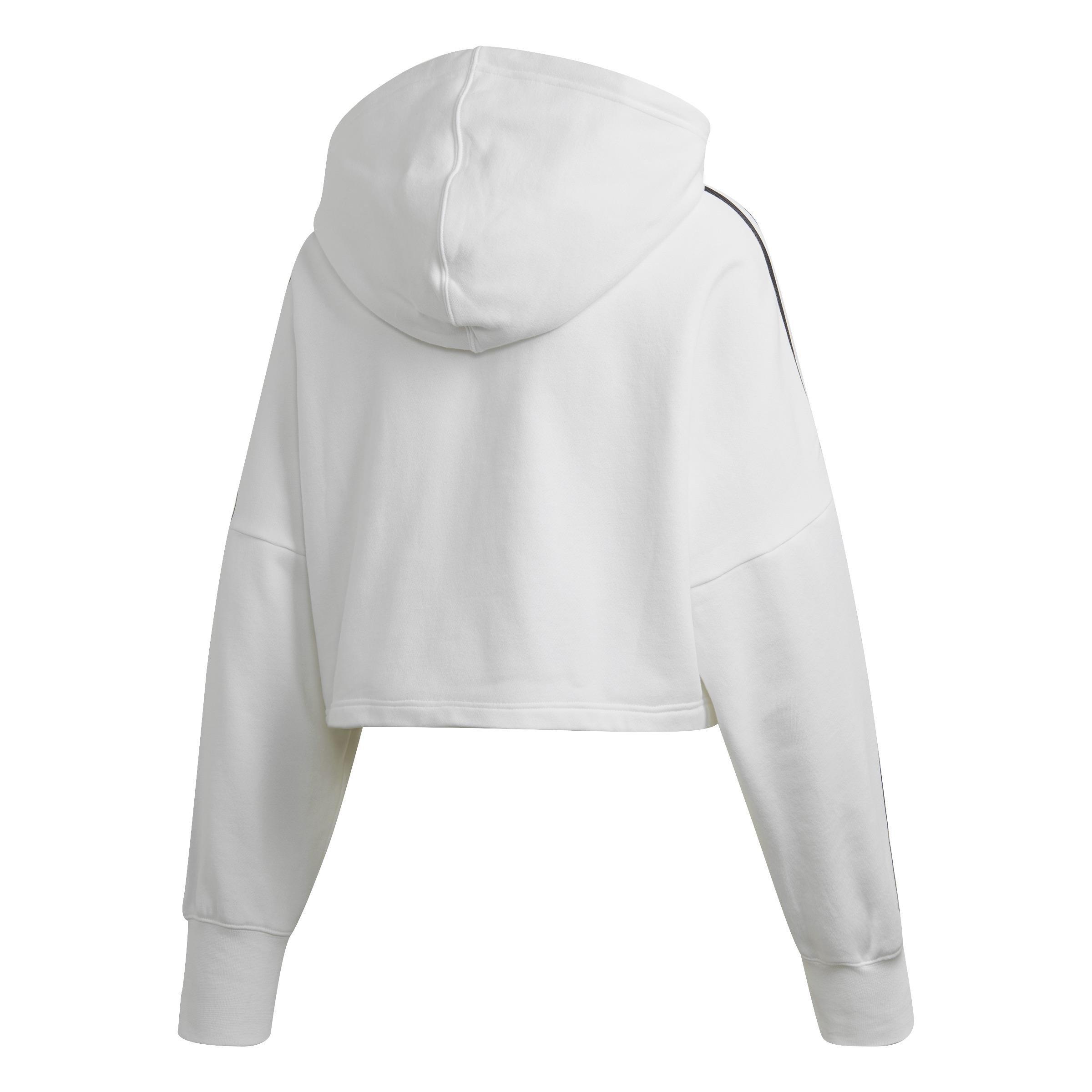 Cropped Hoodie, White, , large image number 2