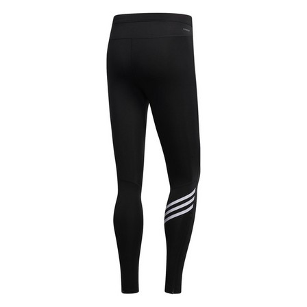 Men Own The Run 3-Stripes Tights, Black, A901_ONE, large image number 6