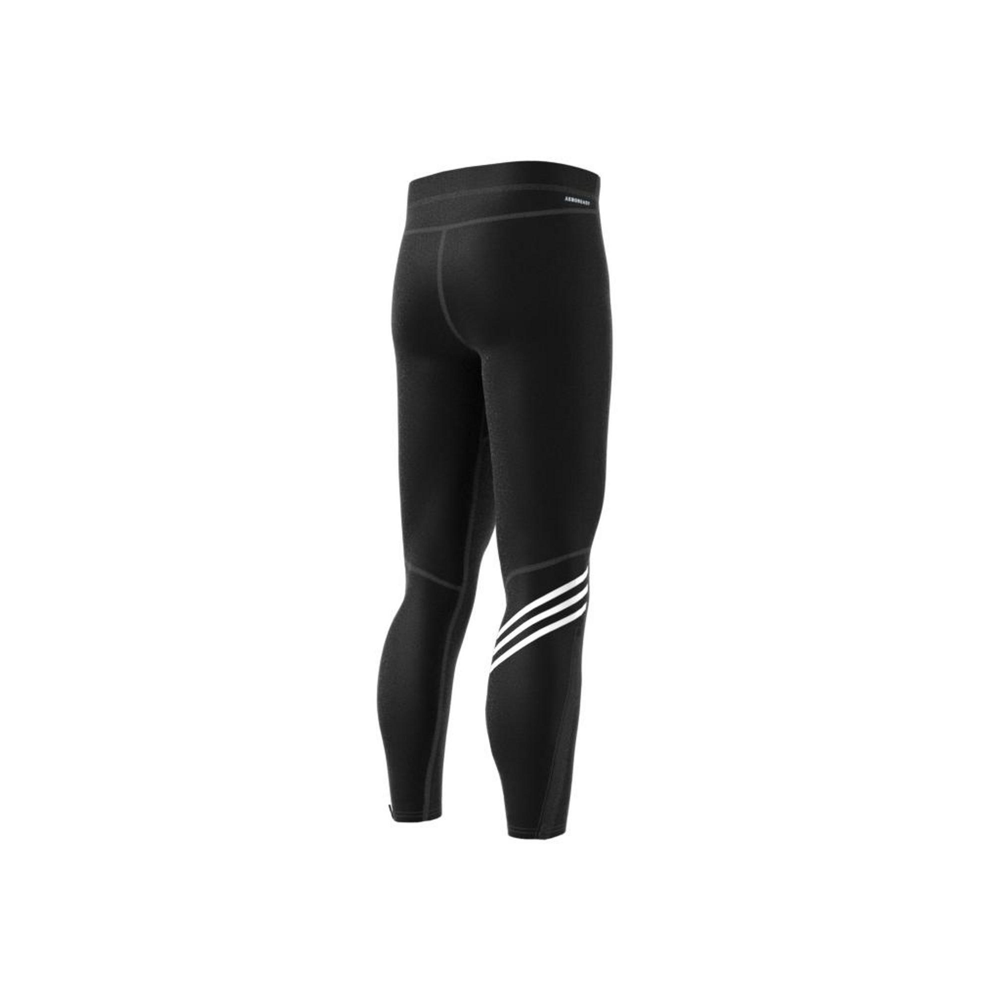 Men Own The Run 3-Stripes Tights, Black, A901_ONE, large image number 11