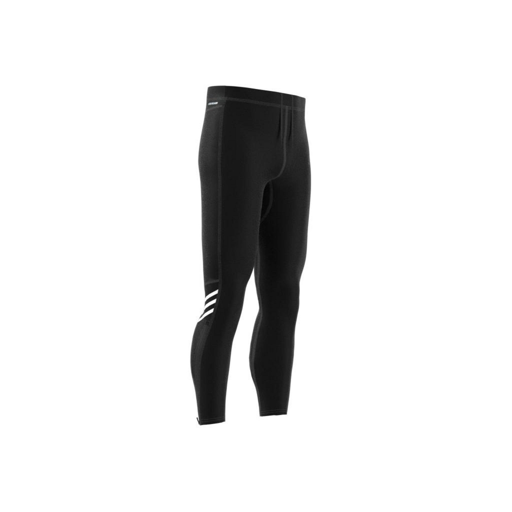 Own The Run 3-Stripes Tights, Black, A901_ONE, large image number 15