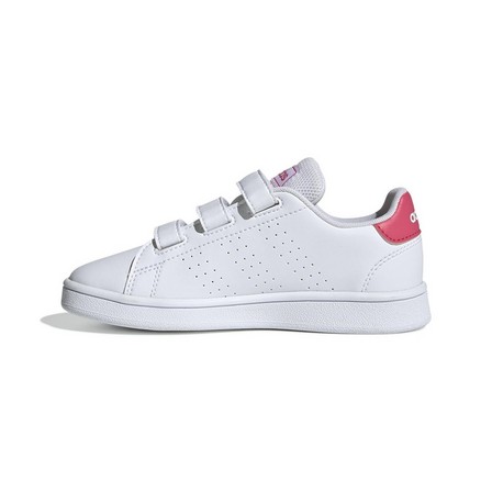 Unisex Kids Advantage Shoes, White, A901_ONE, large image number 6