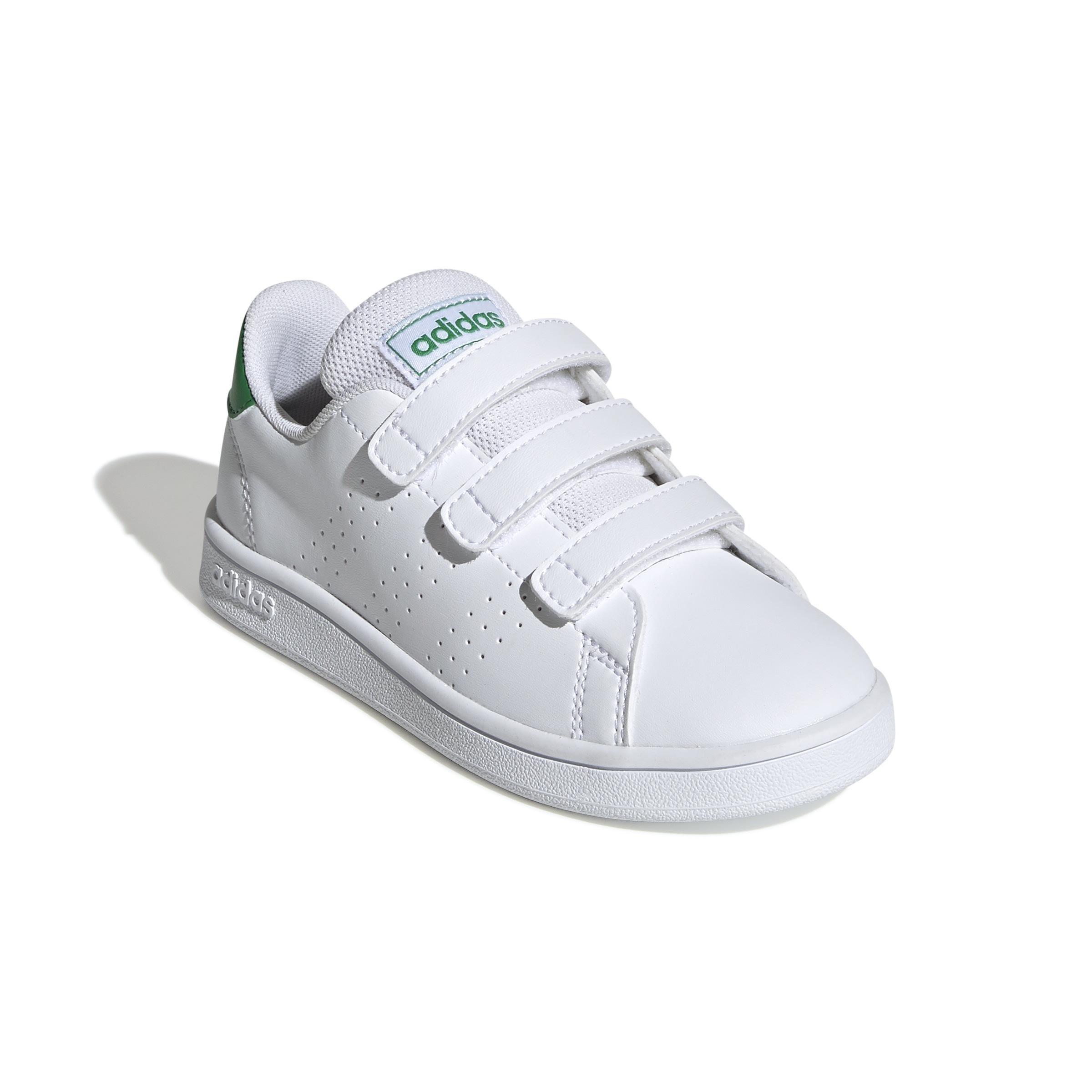 Kids Unisex Advantage Shoes, White, A901_ONE, large image number 1