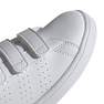 Kids Unisex Advantage Shoes, White, A901_ONE, thumbnail image number 3