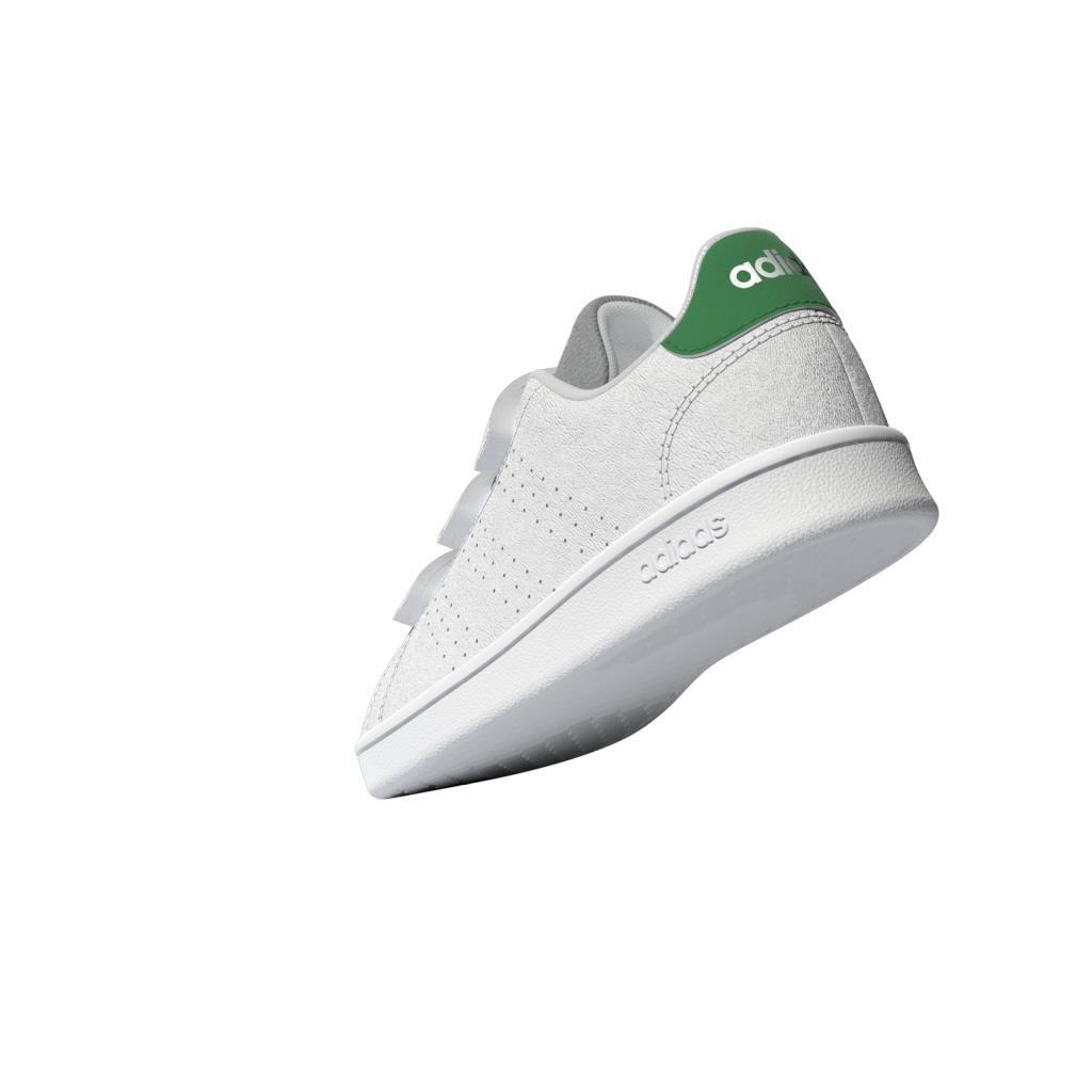 Unisex Kids Advantage Shoes, White, A901_ONE, large image number 6