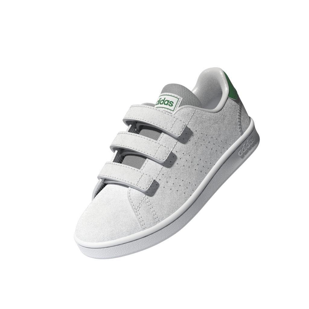 Kids Unisex Advantage Shoes, White, A901_ONE, large image number 7