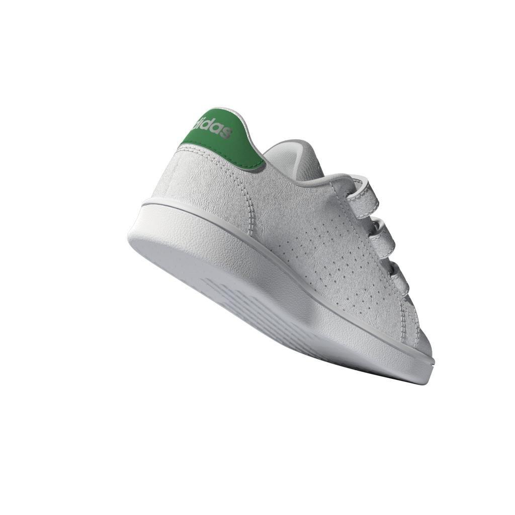 Kids Unisex Advantage Shoes, White, A901_ONE, large image number 8