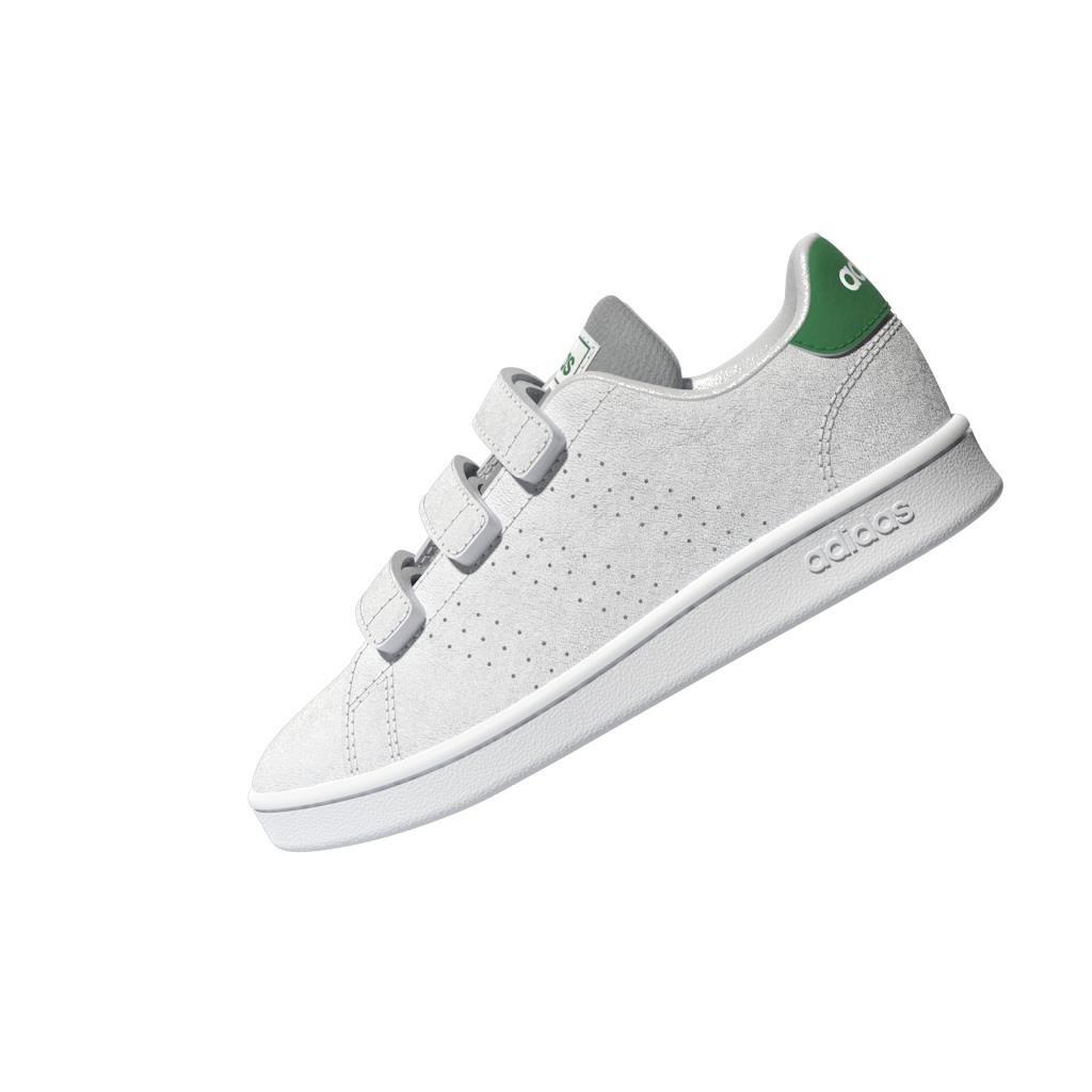 Kids Unisex Advantage Shoes, White, A901_ONE, large image number 11