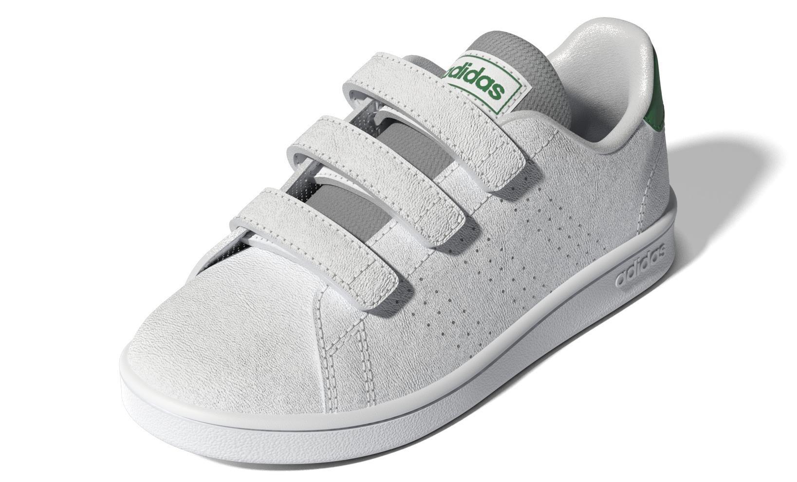 Kids Unisex Advantage Shoes, White, A901_ONE, large image number 14