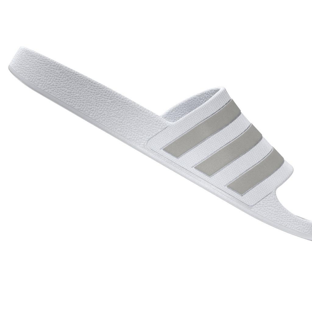 Unisex Adilette Aqua Slides, White, A901_ONE, large image number 14