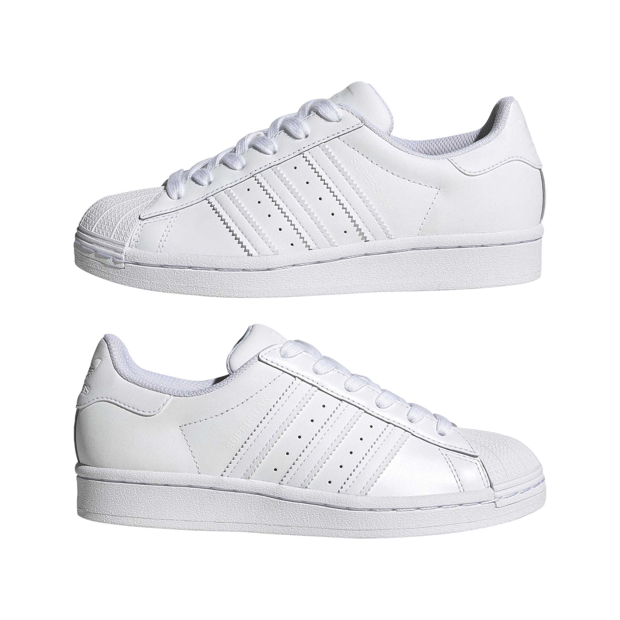 Unisex Kids Superstar Shoes, White, , large image number 11