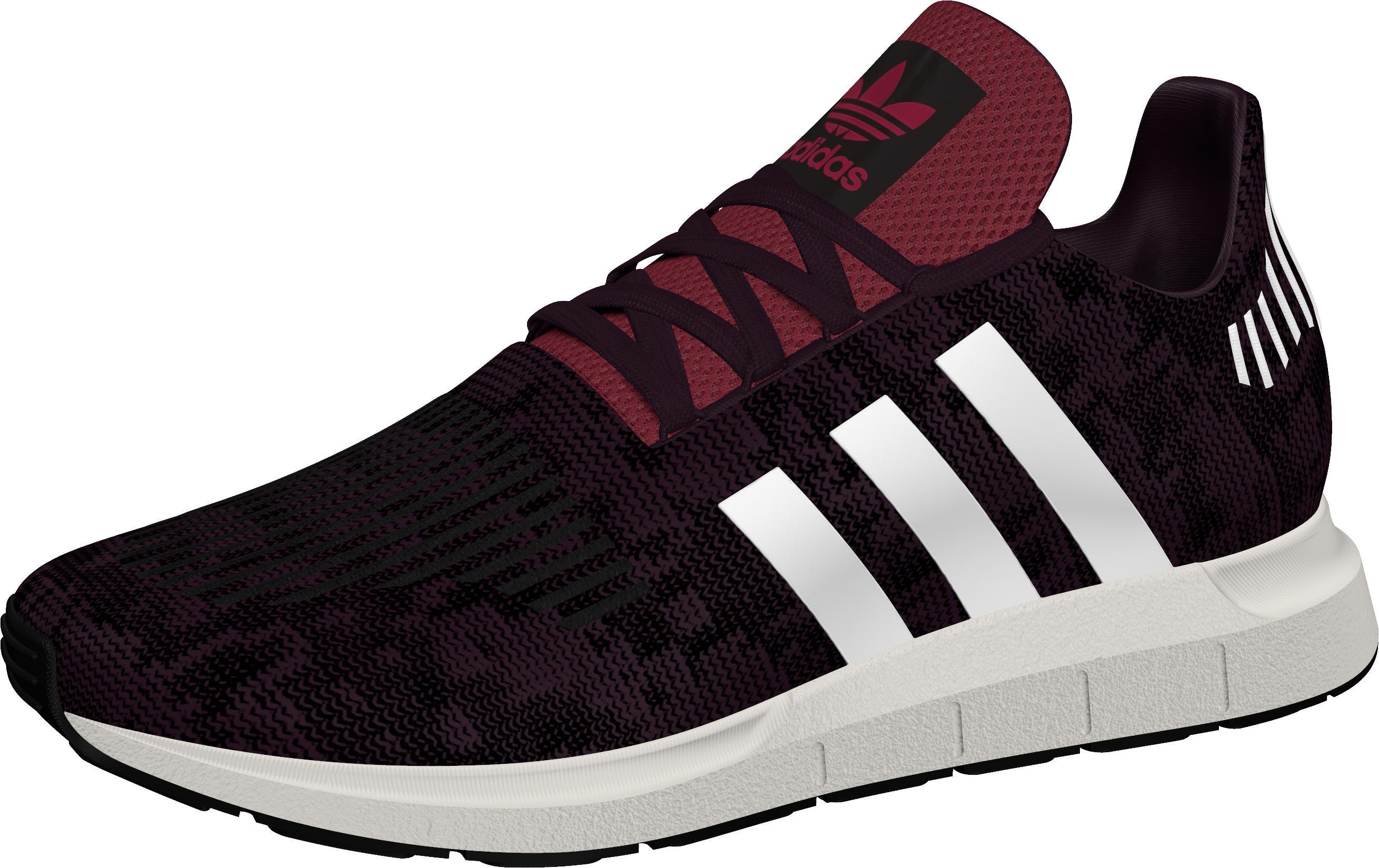 Adidas swift cheap run maroon mens