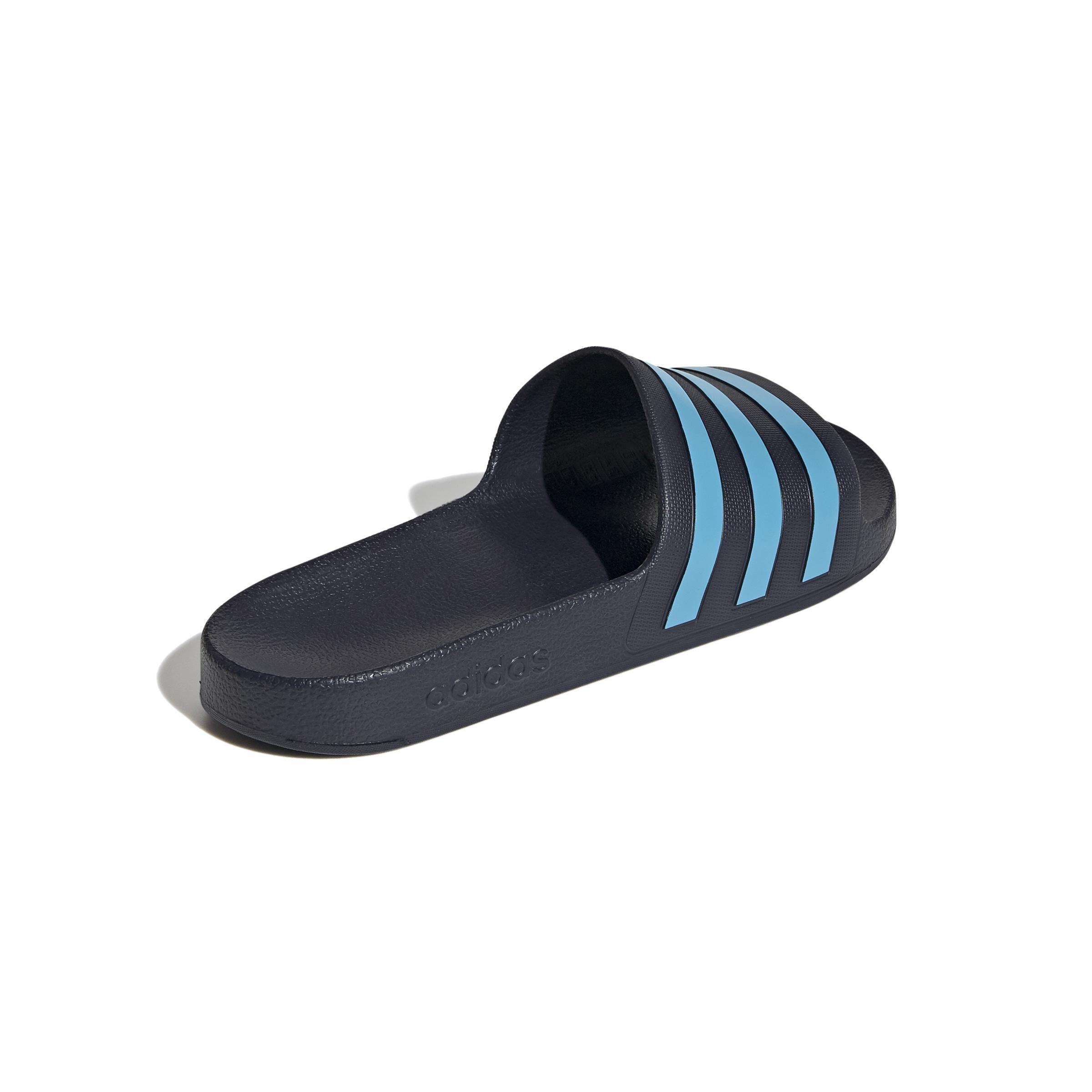 Unisex Adilette Aqua Slides, Blue, A901_ONE, large image number 3