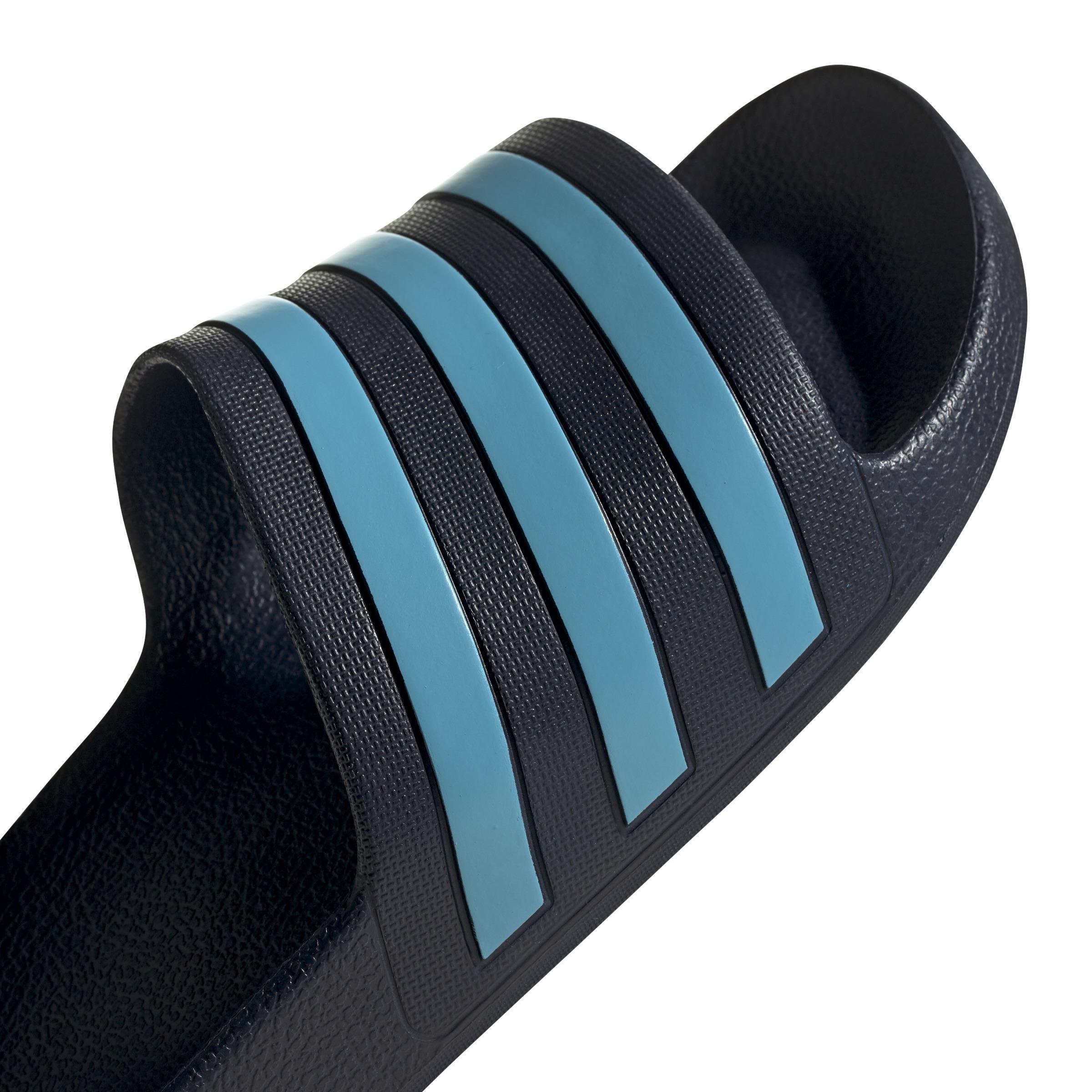 Unisex Adilette Aqua Slides, Blue, , large image number 5