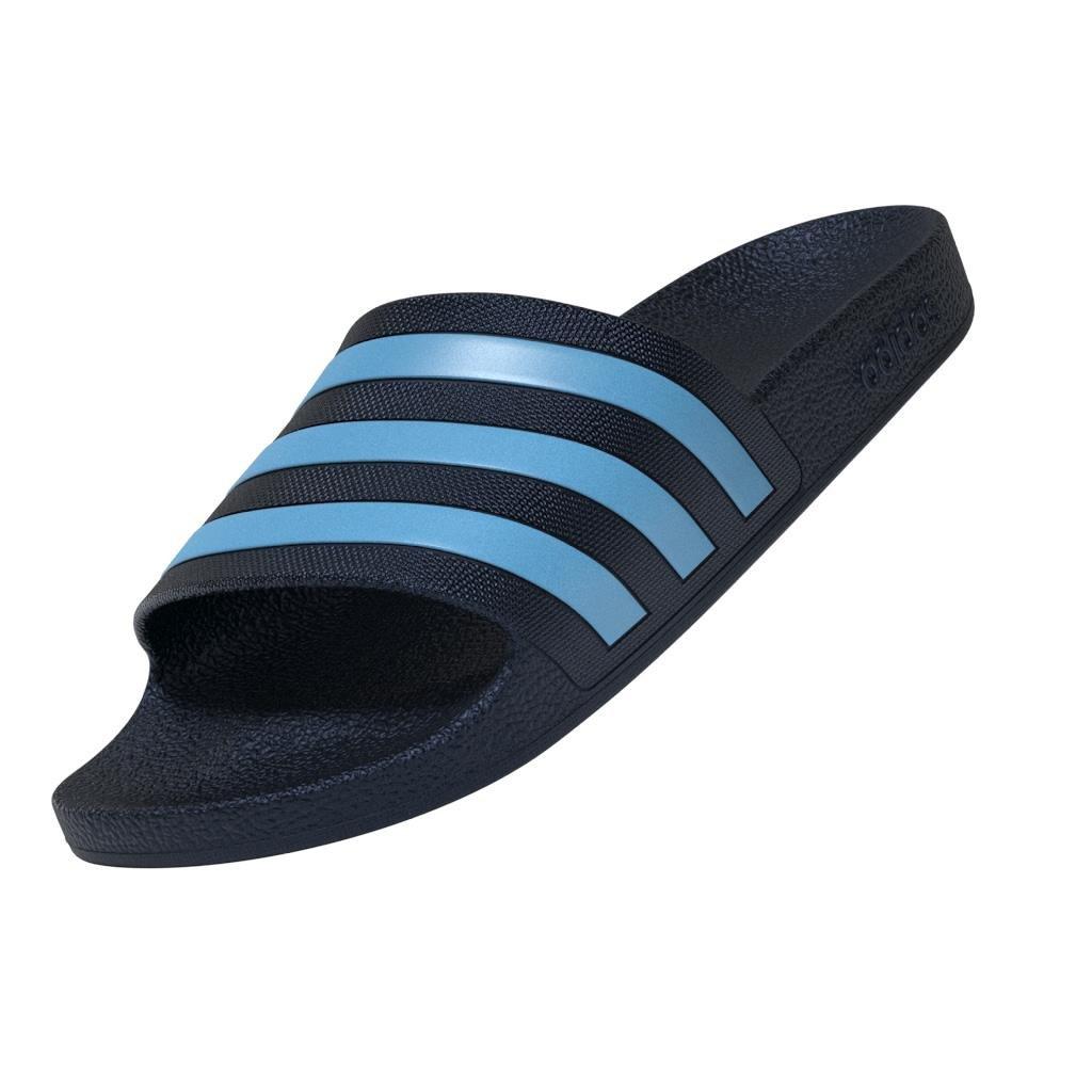 Unisex Adilette Aqua Slides, Blue, , large image number 9