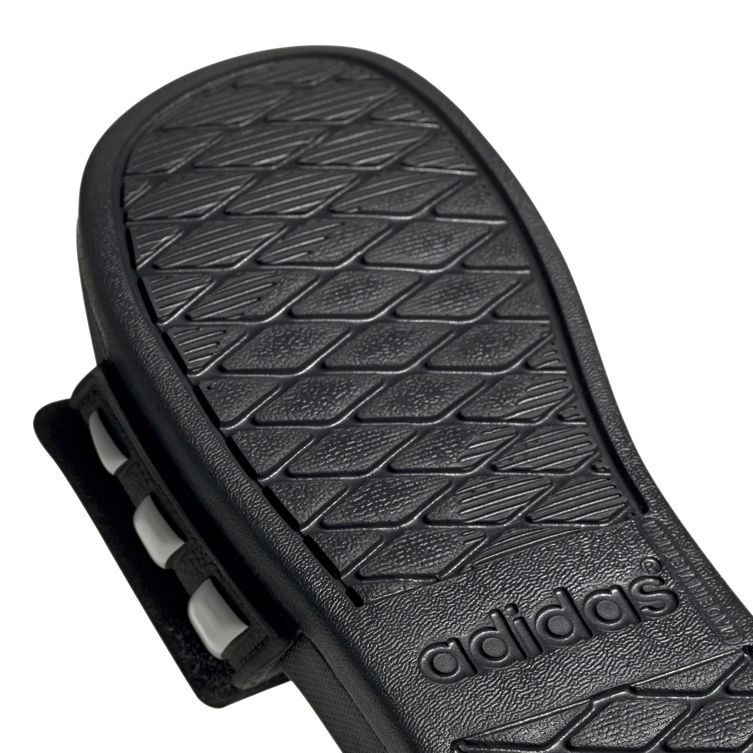 Unisex Kids Adilette Comfort Adjustable Slides, Black, , large image number 6