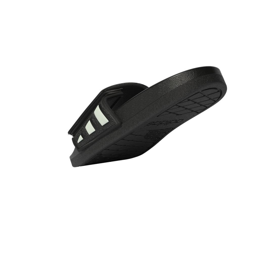 Unisex Kids Adilette Comfort Adjustable Slides, Black, , large image number 13