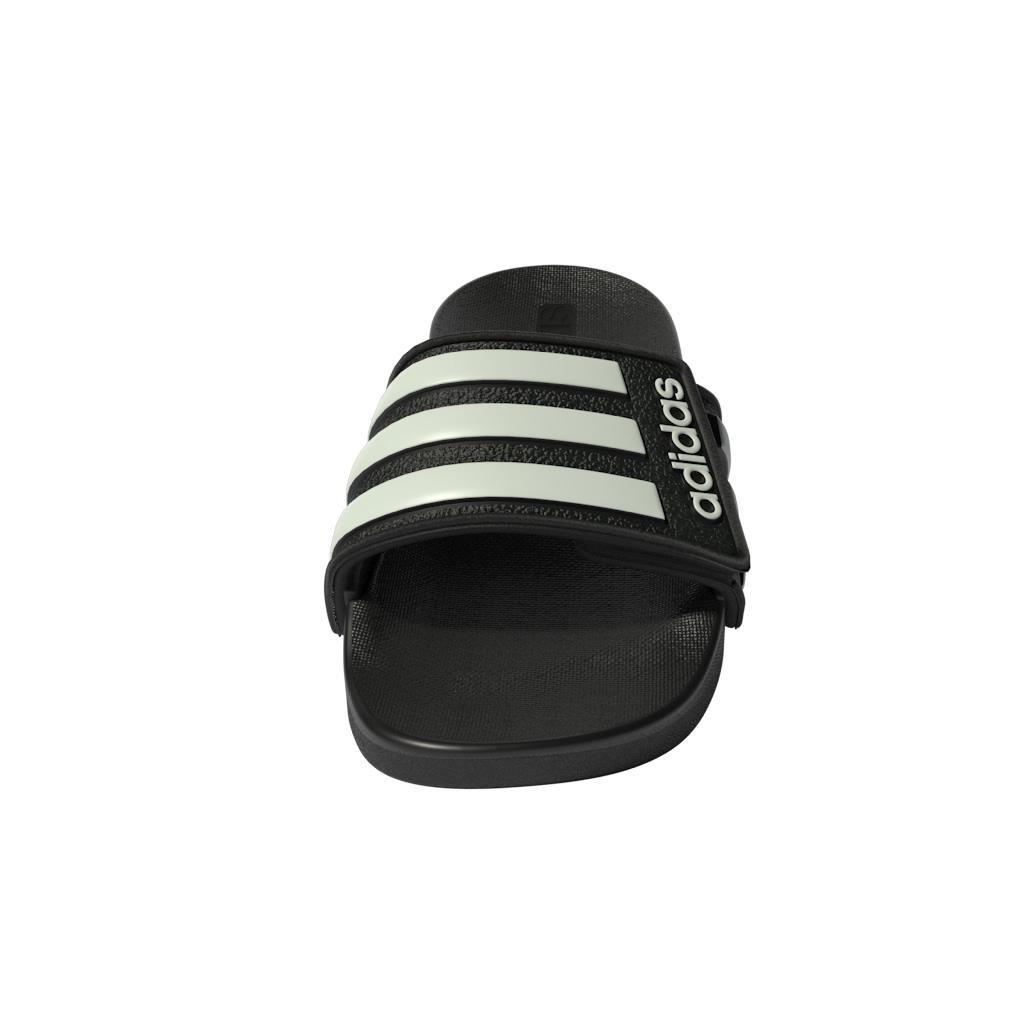 Unisex Kids Adilette Comfort Adjustable Slides, Black, , large image number 14