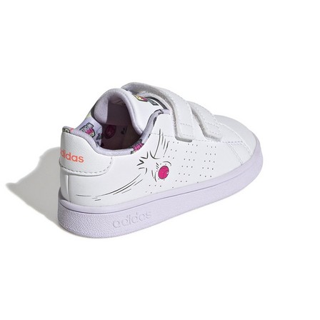 Kids Unisex Advantage Shoes, White, A901_ONE, large image number 2