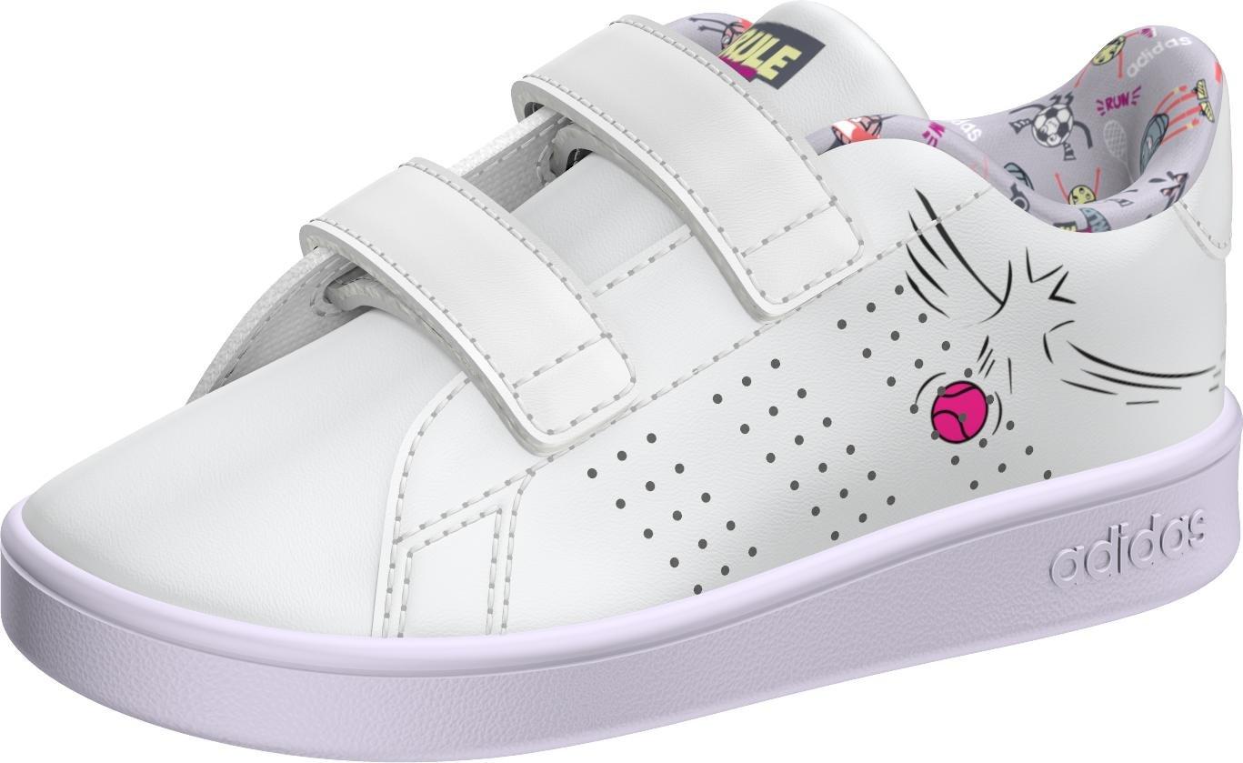 Unisex Kids Advantage Shoes, White, , large image number 9