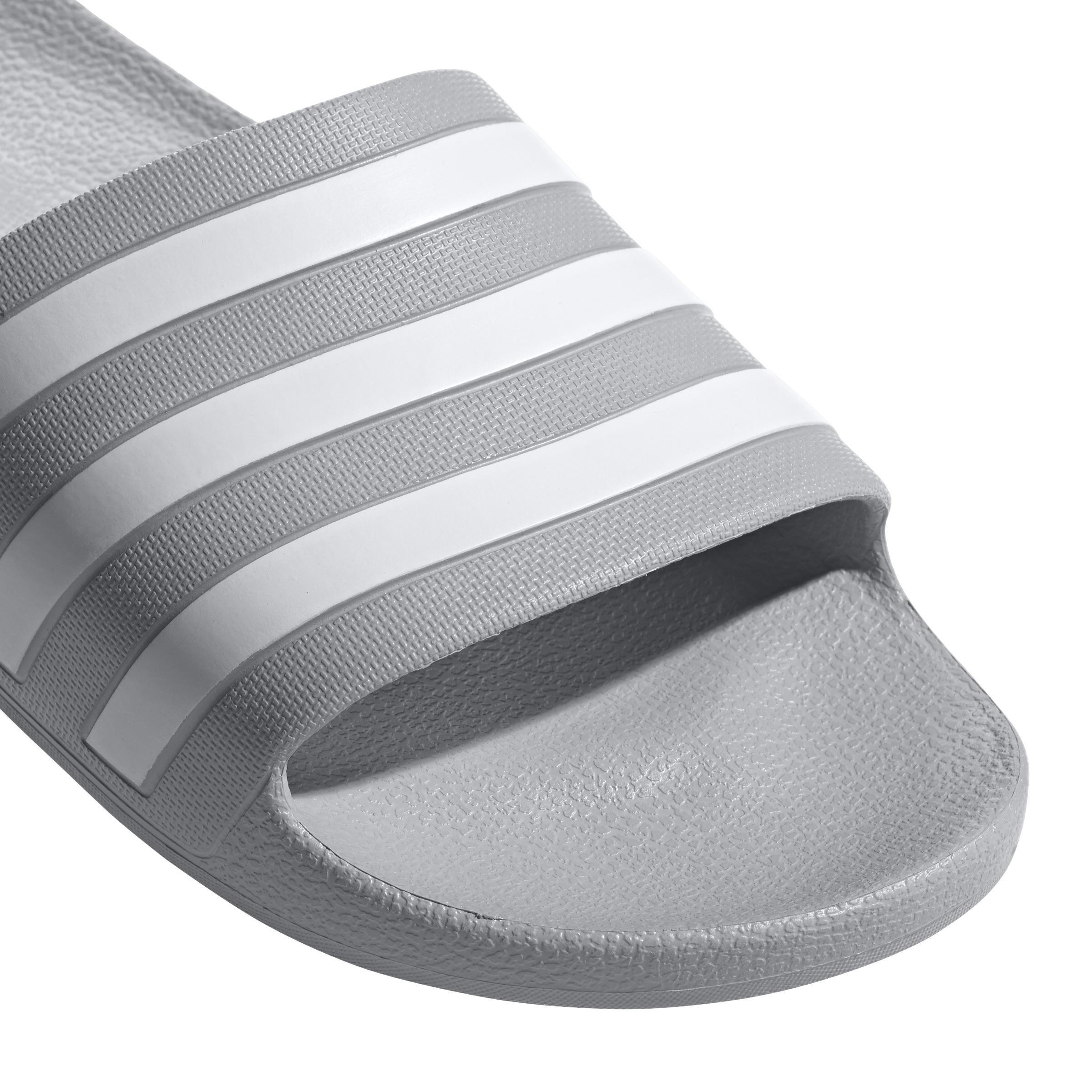 Unisex Adilette Aqua Slides, Grey, A901_ONE, large image number 3