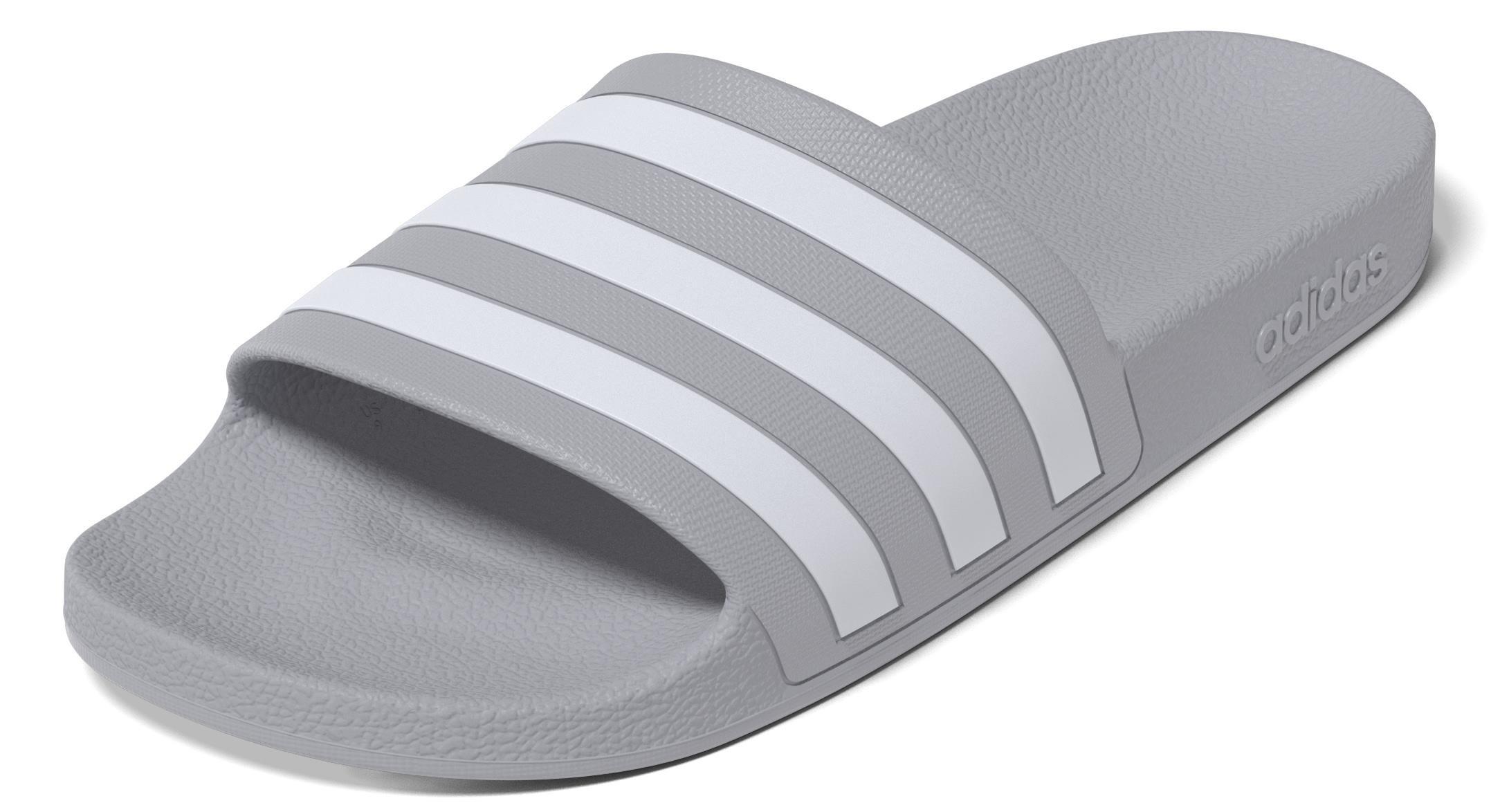 Adilette Aqua Slides, Grey, A901_ONE, large image number 6