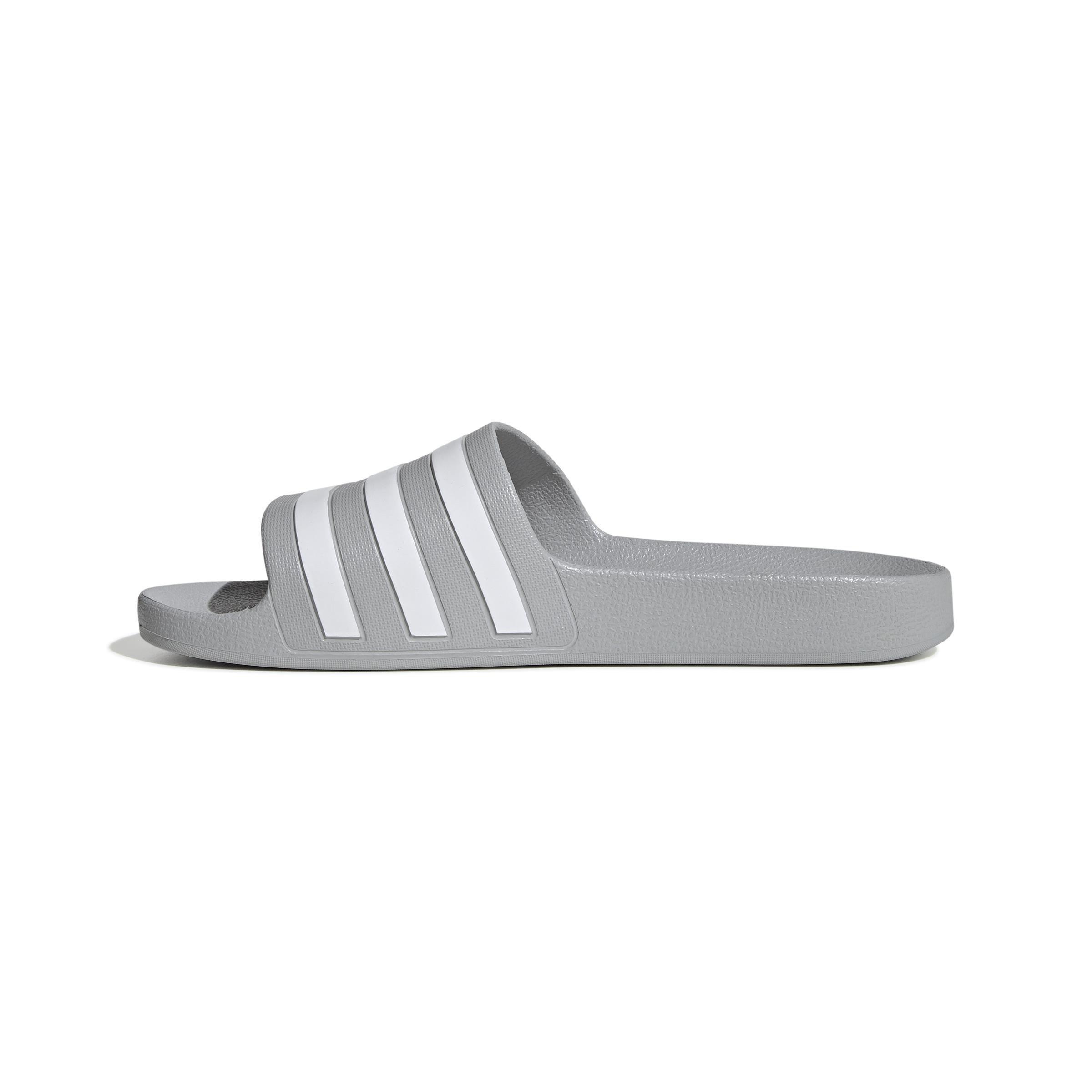 Unisex Adilette Aqua Slides, Grey, A901_ONE, large image number 7