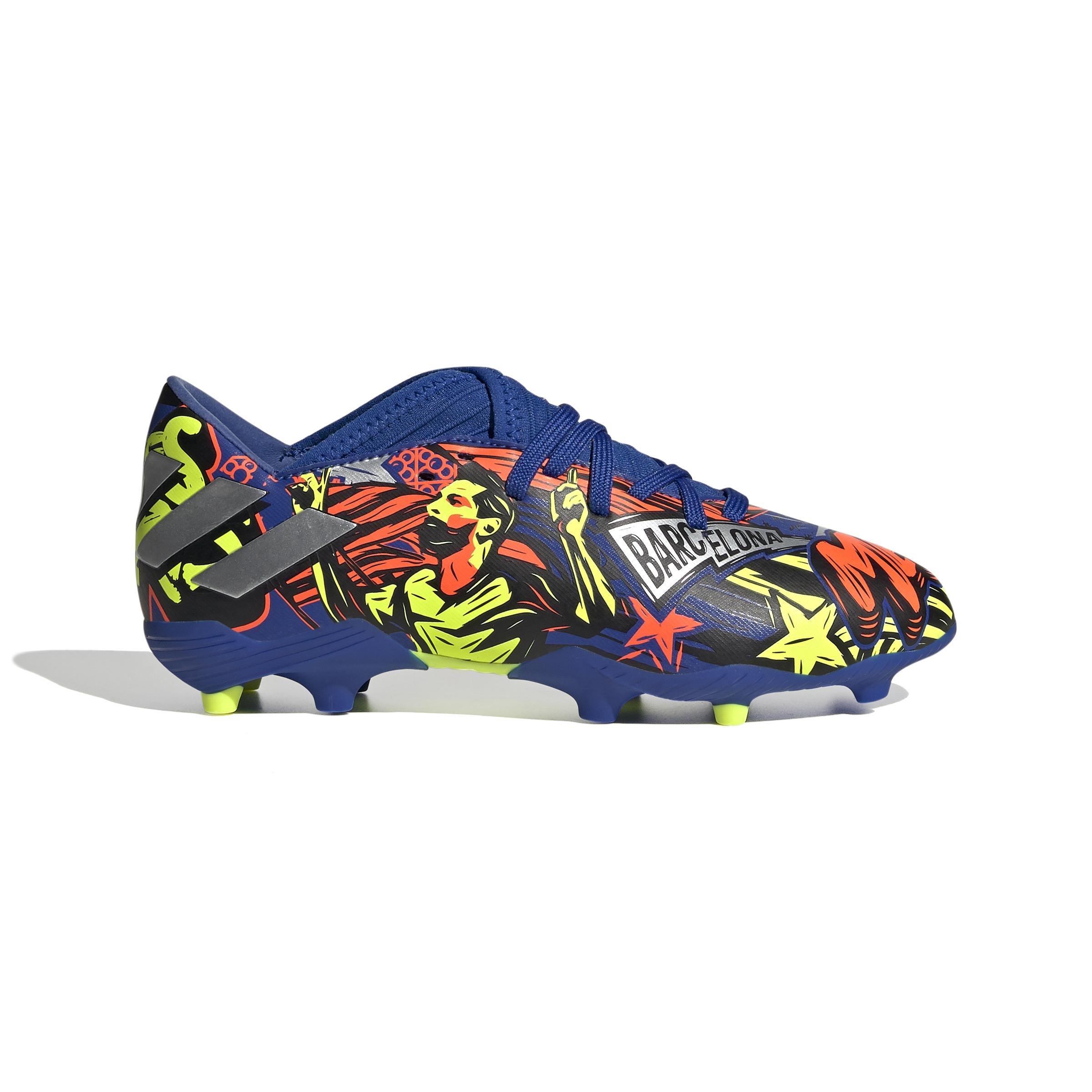 Kids Nemeziz Messi 19.3 Firm Ground Boots, Blue, , large image number 0