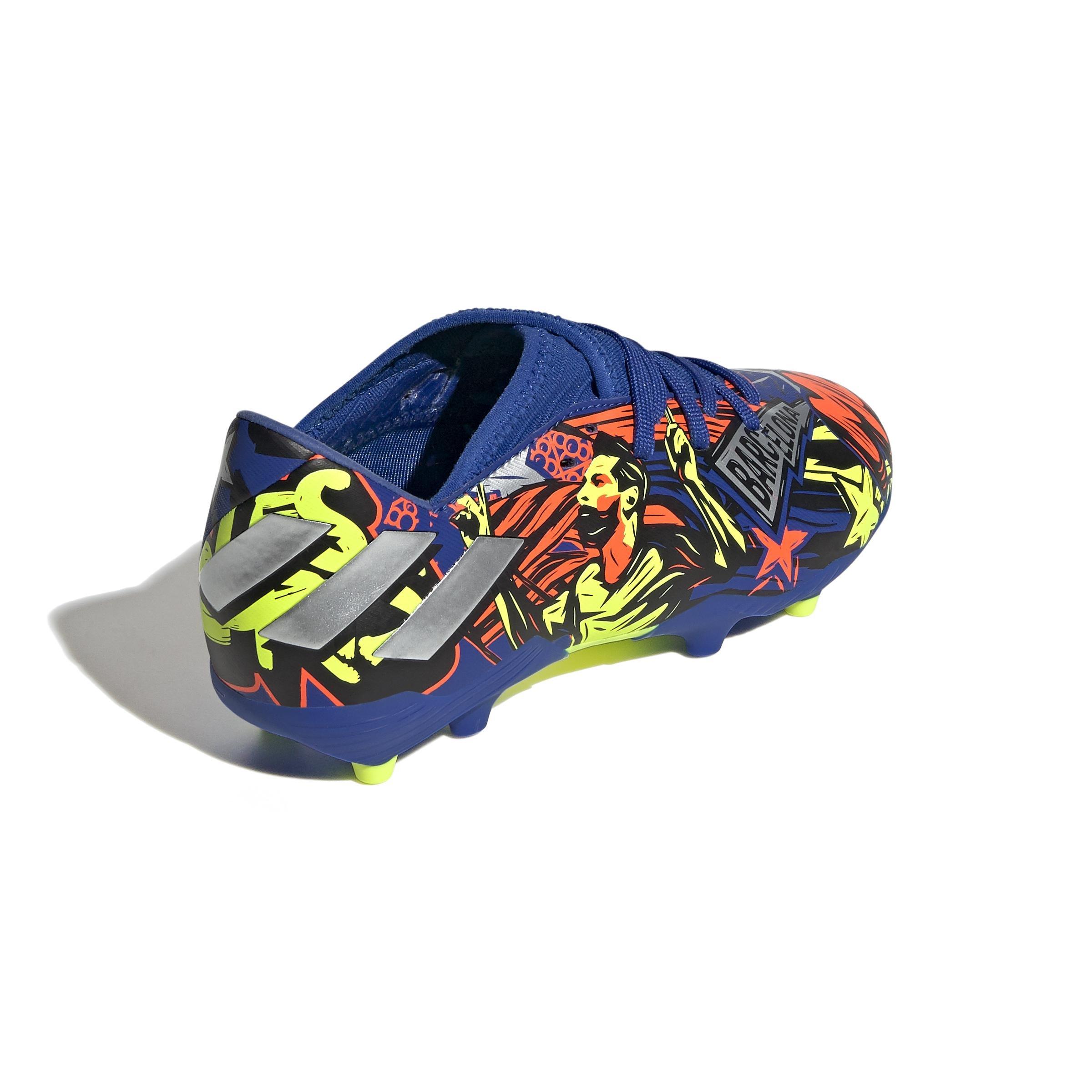 Kids Nemeziz Messi 19.3 Firm Ground Boots, Blue, , large image number 2