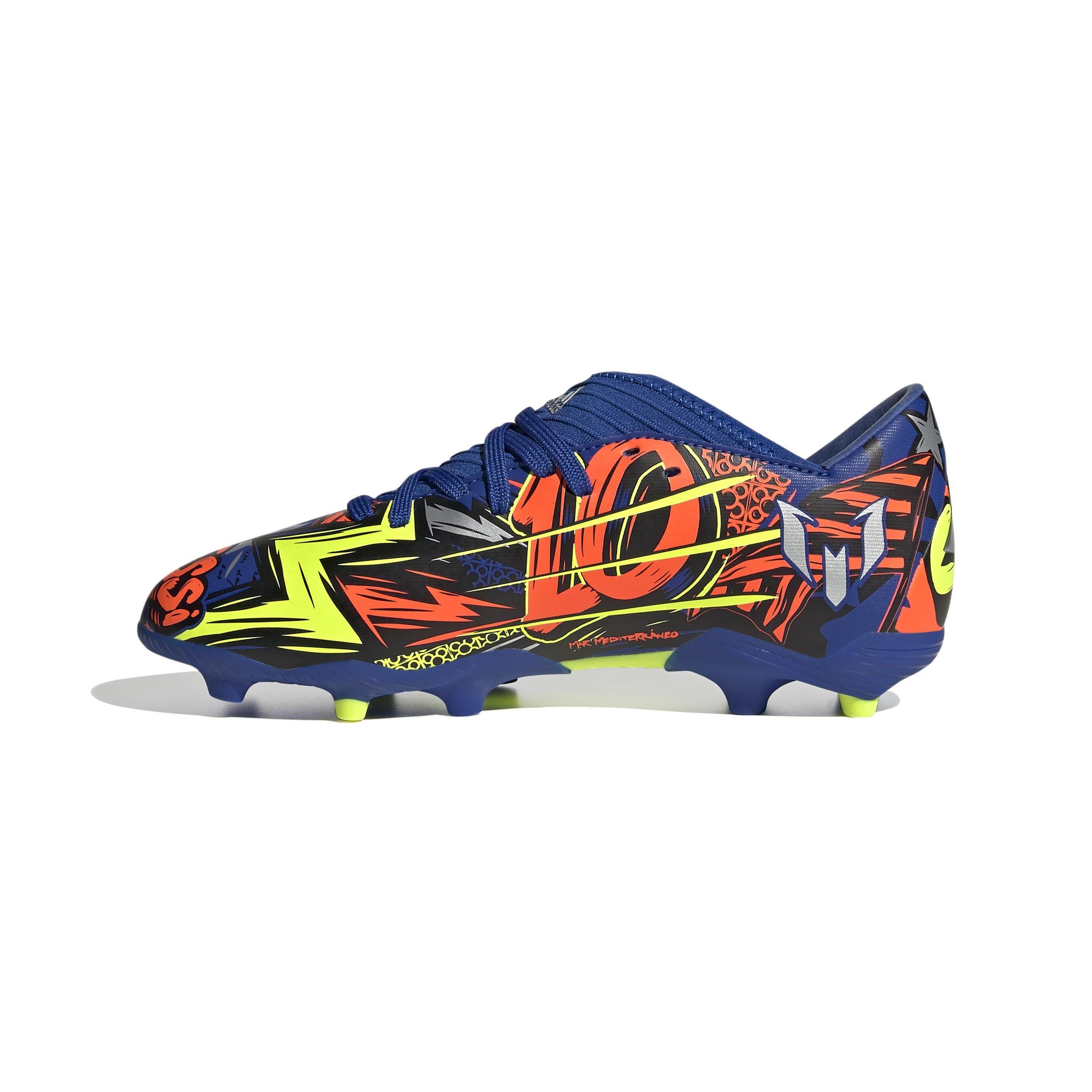 Kids Nemeziz Messi 19.3 Firm Ground Boots, Blue, , large image number 9