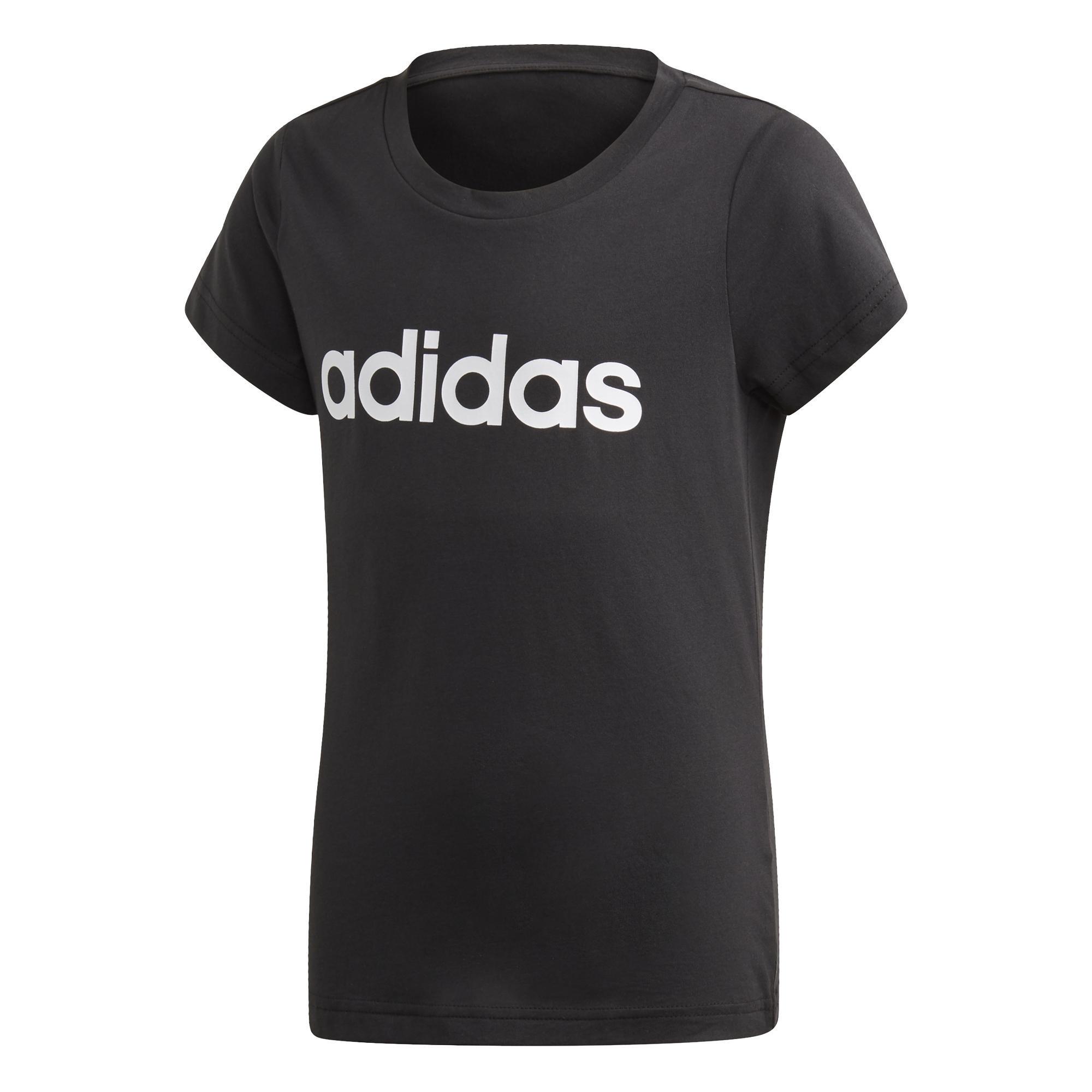 Kids Essentials Linear T-Shirt, Black, A901_ONE, large image number 1