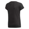 Kids Girls Essentials Linear T-Shirt, Black, A901_ONE, thumbnail image number 7