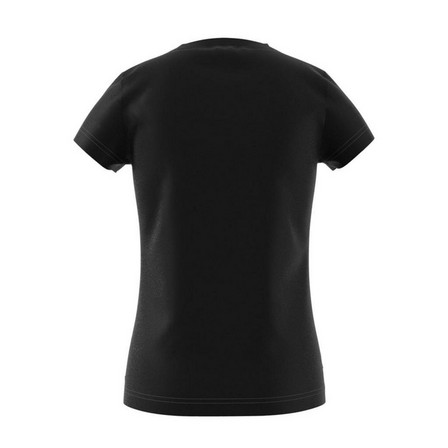 Kids Girls Essentials Linear T-Shirt, Black, A901_ONE, large image number 18