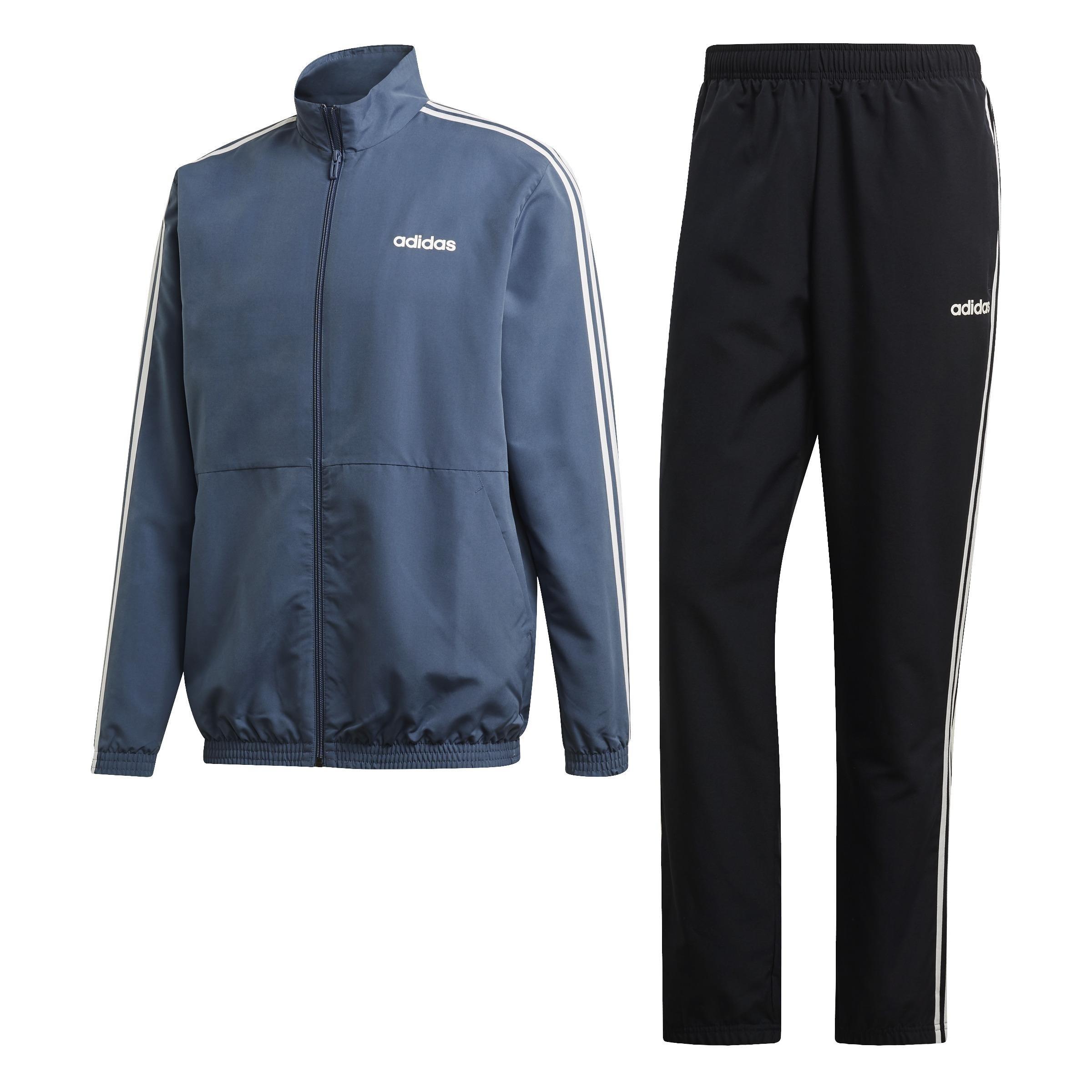 3-Stripes Woven Cuffed Tracksuit, Blue, , large image number 0