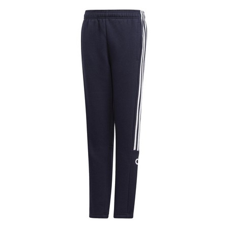 Kids Boys 3-Stripes Joggers, Navy, A901_ONE, large image number 2