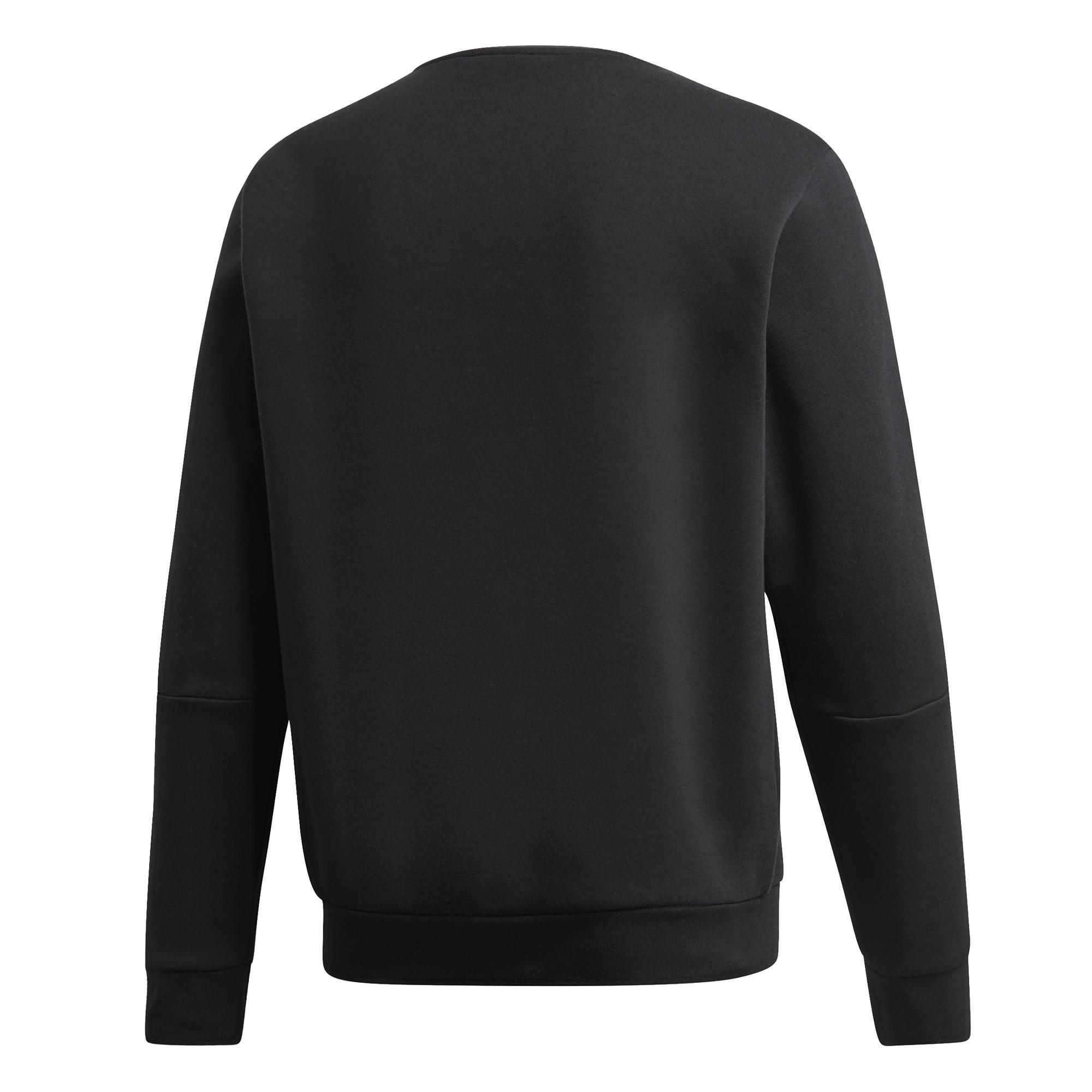 3-Stripes Crew Sweatshirt, Black, A901_ONE, large image number 1