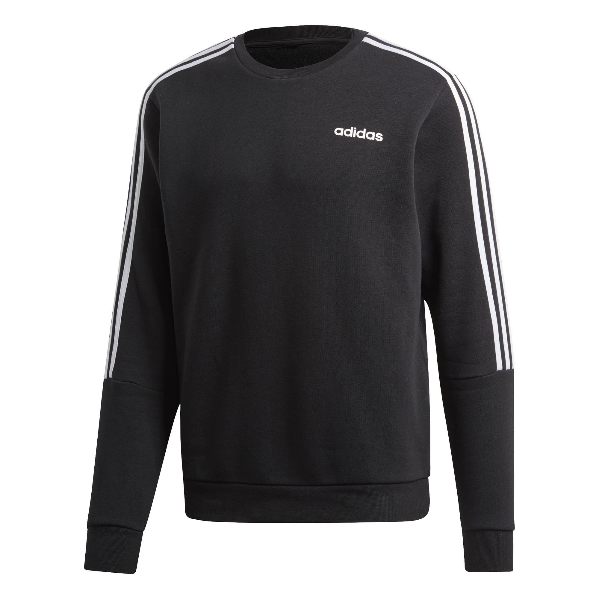 3-Stripes Crew Sweatshirt, Black, A901_ONE, large image number 2