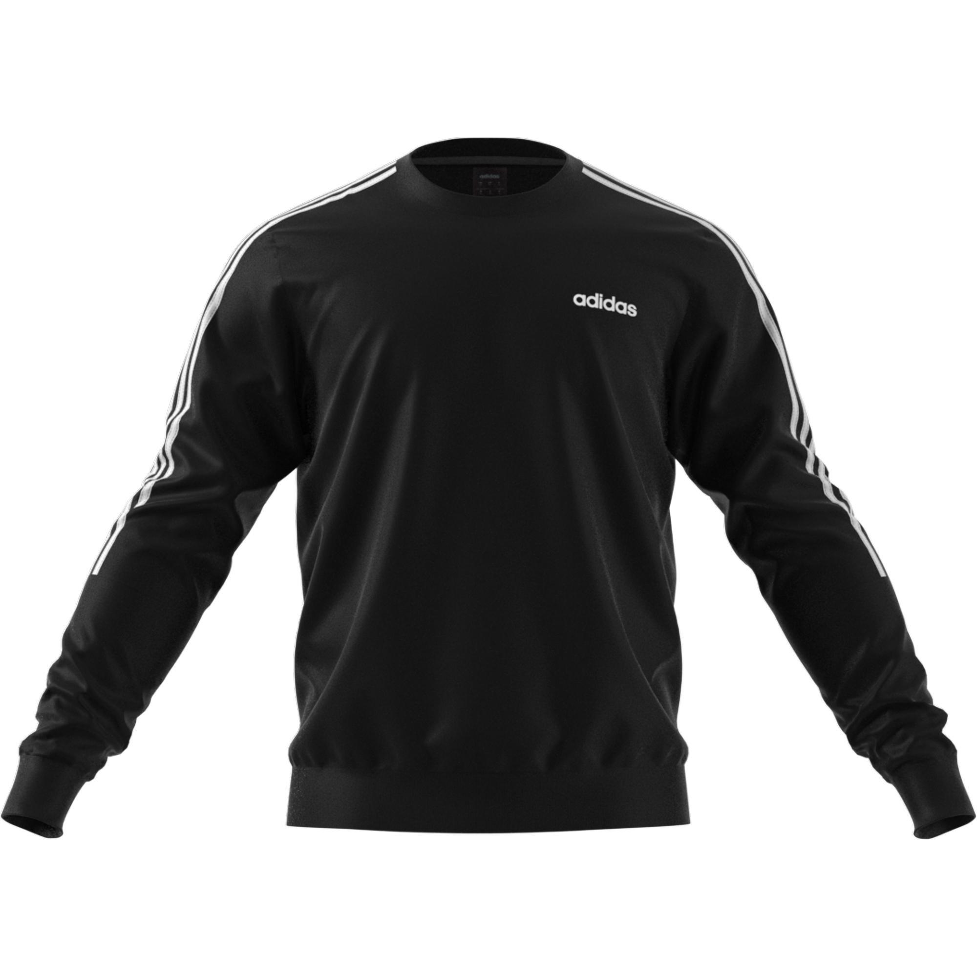 3-Stripes Crew Sweatshirt, Black, A901_ONE, large image number 3