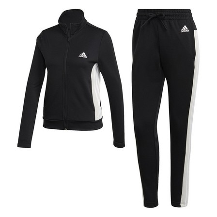 Women Team Sports Tracksuit, Black, A901_ONE, large image number 1
