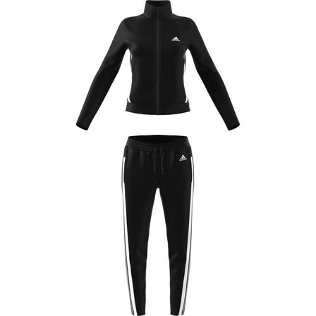 Women Team Sports Tracksuit, Black, A901_ONE, large image number 2