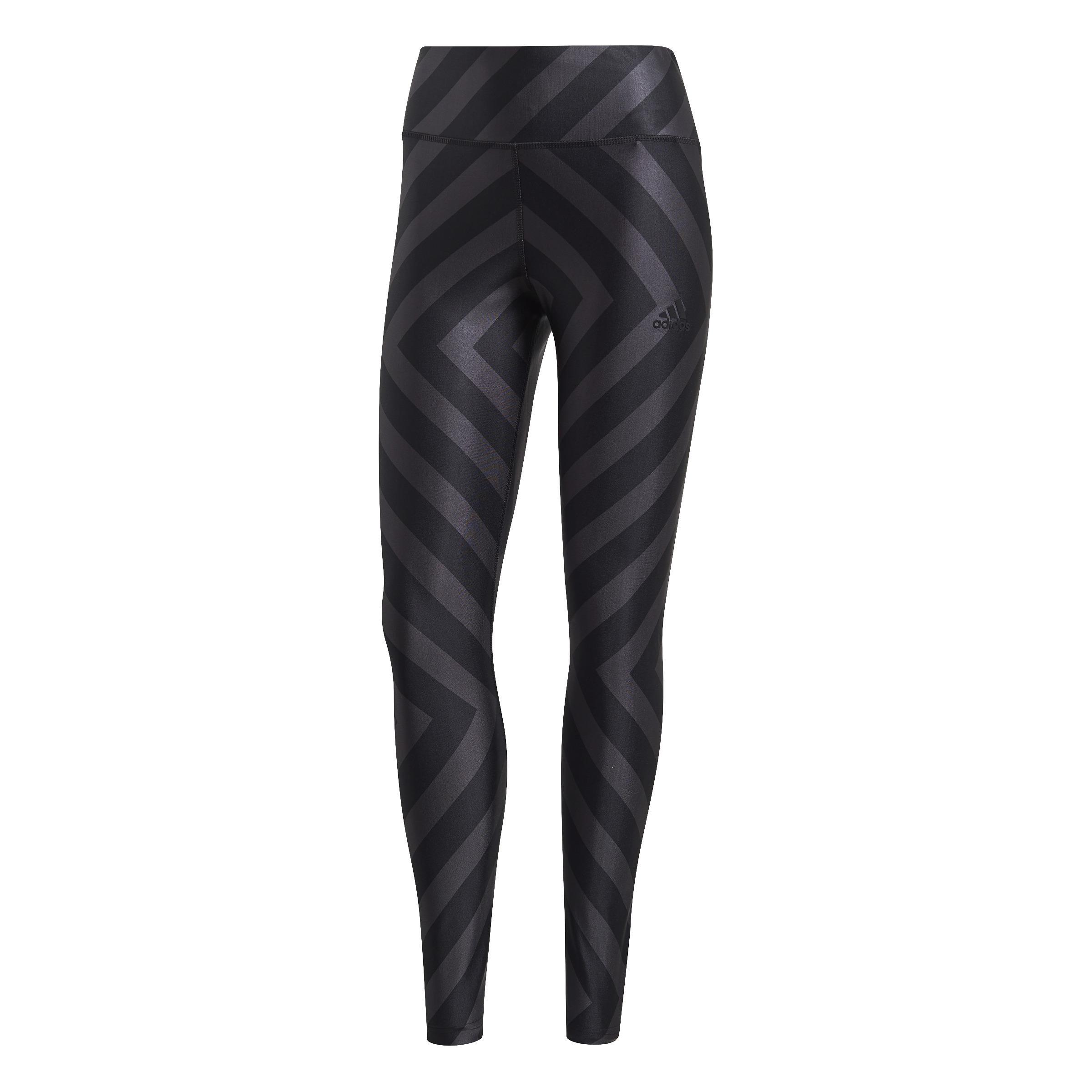 Allover Graphic 7/8 Leggings, Black, A901_ONE, large image number 1