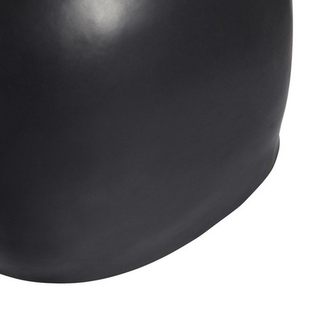 Unisex Silicone Logo Swim Cap, Black, A901_ONE, large image number 6