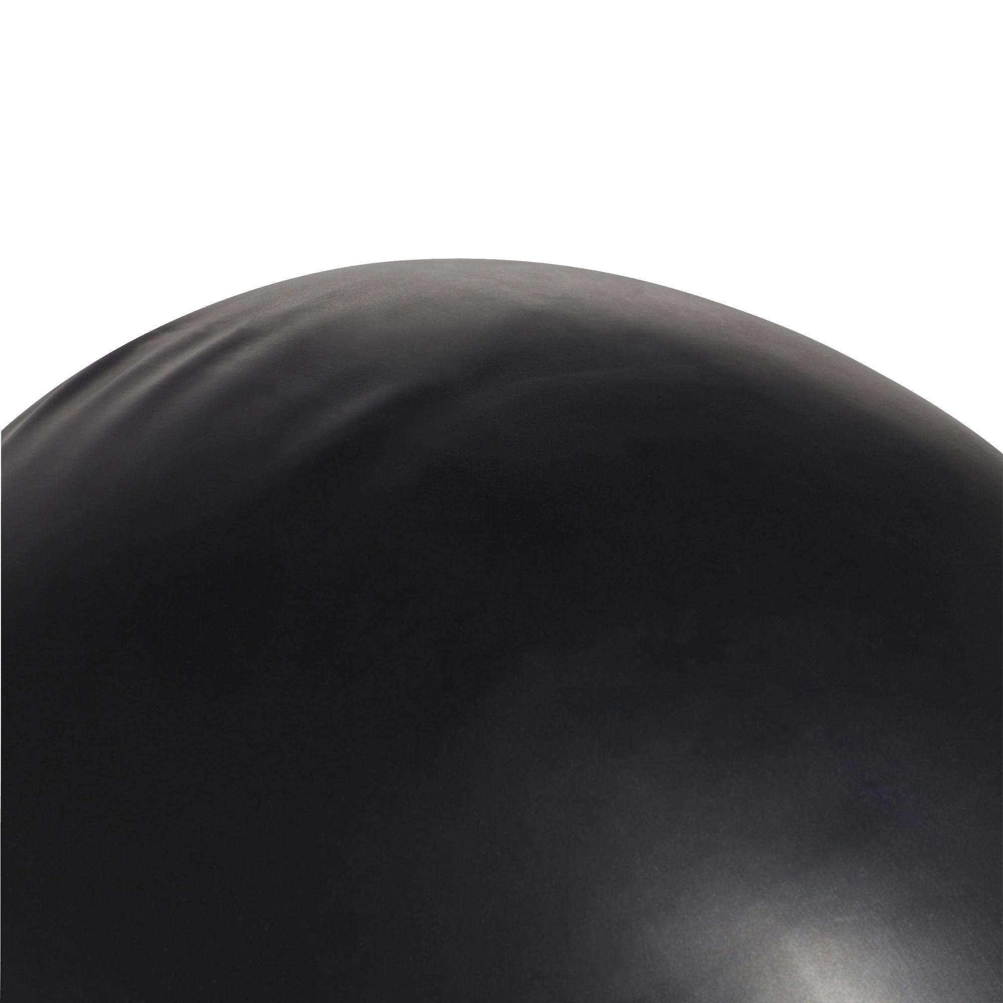 Unisex Silicone Logo Swim Cap, Black, , large image number 8