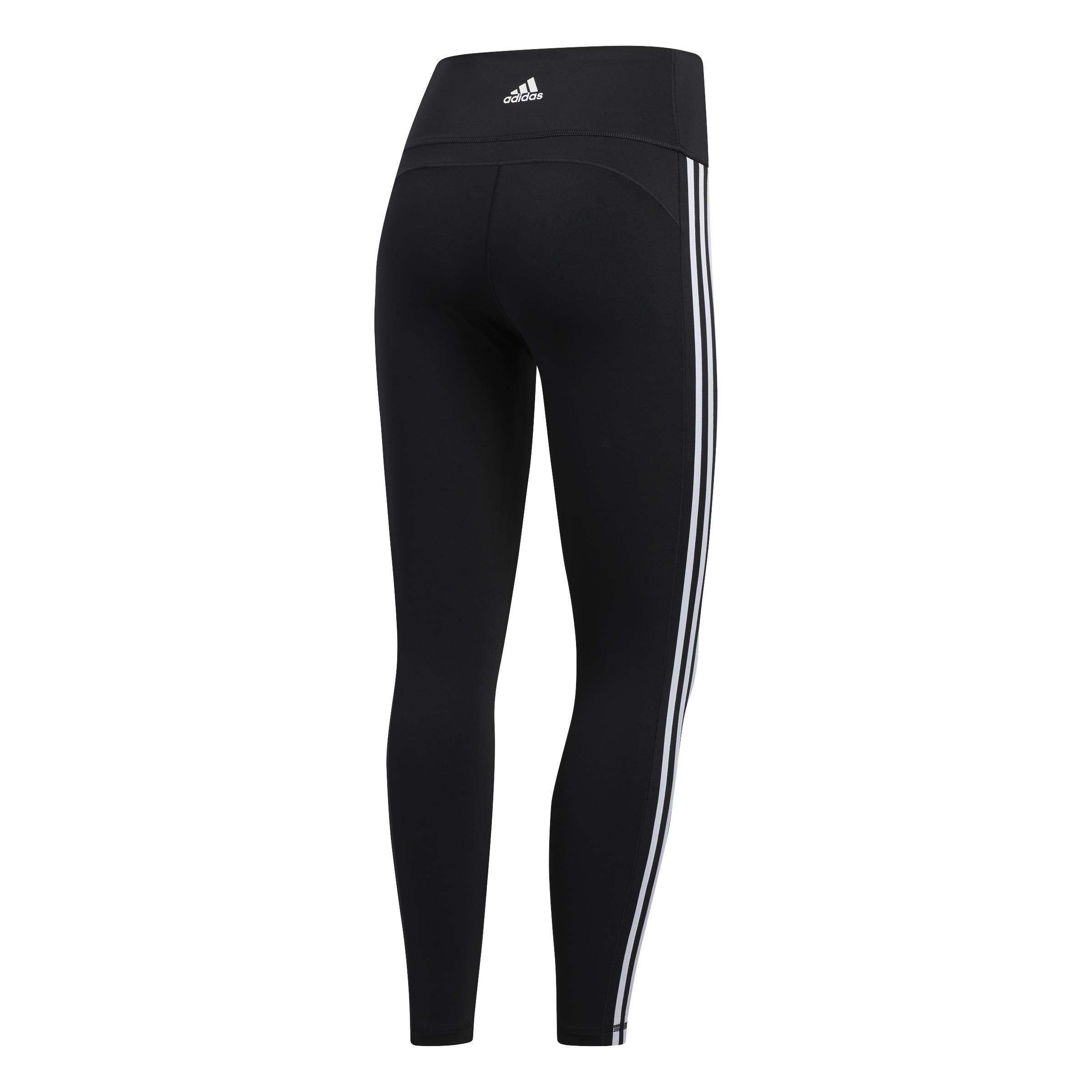 Women Believe This 2.0 3-Stripes 7/8 Leggings, Black, A901_ONE, large image number 1