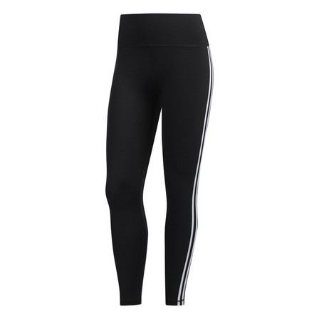 Women Believe This 2.0 3-Stripes 7/8 Leggings, Black, A901_ONE, large image number 2