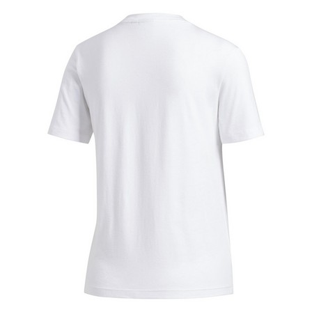 Women Trefoil T-Shirt, White, A901_ONE, large image number 4
