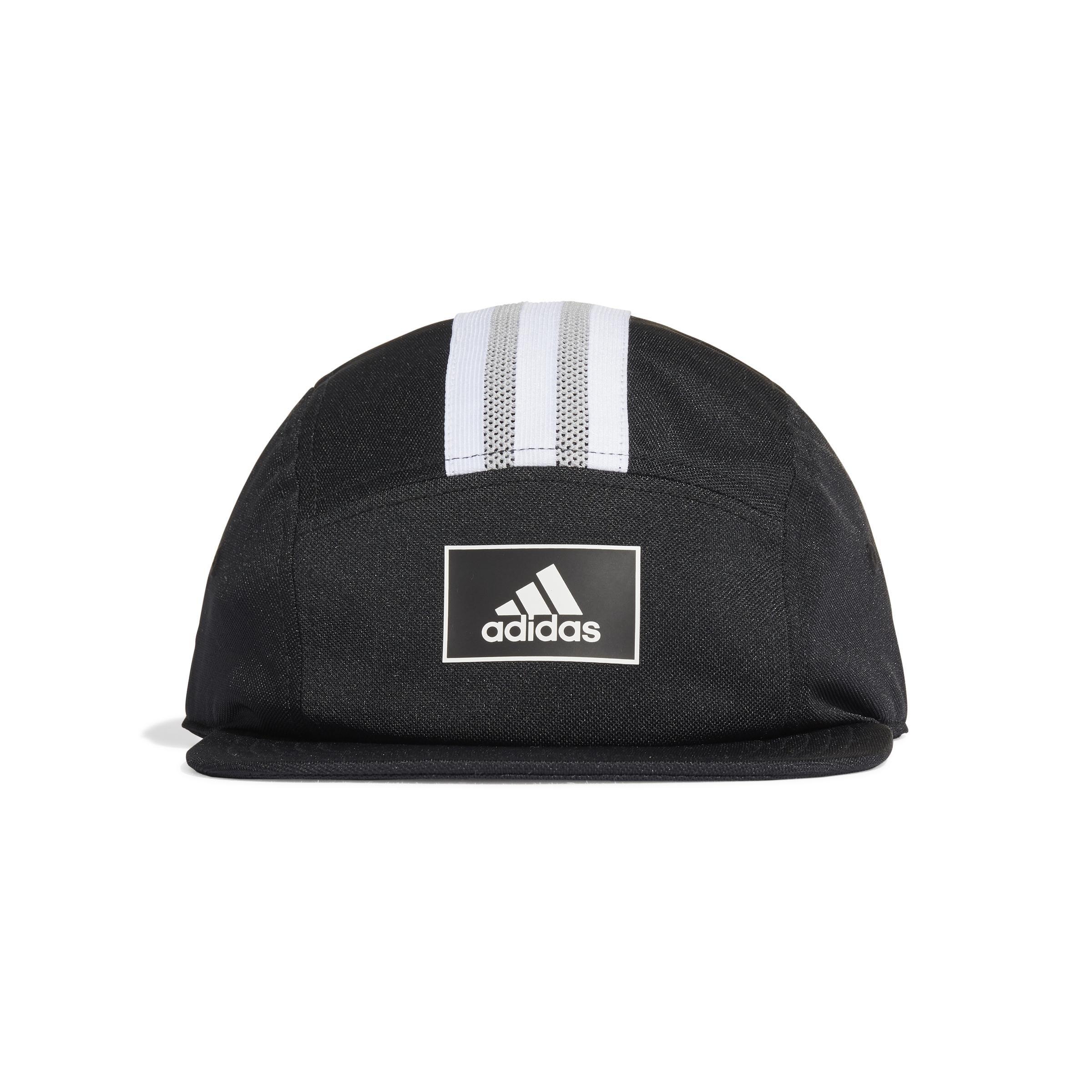Unisex Five-Panel Athletics Club Cap, Black, A901_ONE, large image number 1