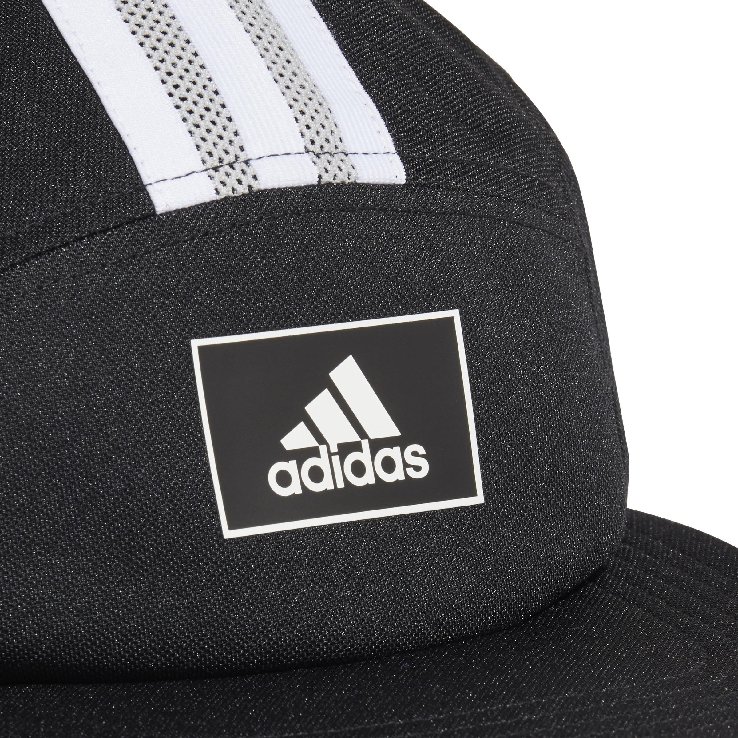 Unisex Five-Panel Athletics Club Cap, Black, A901_ONE, large image number 3