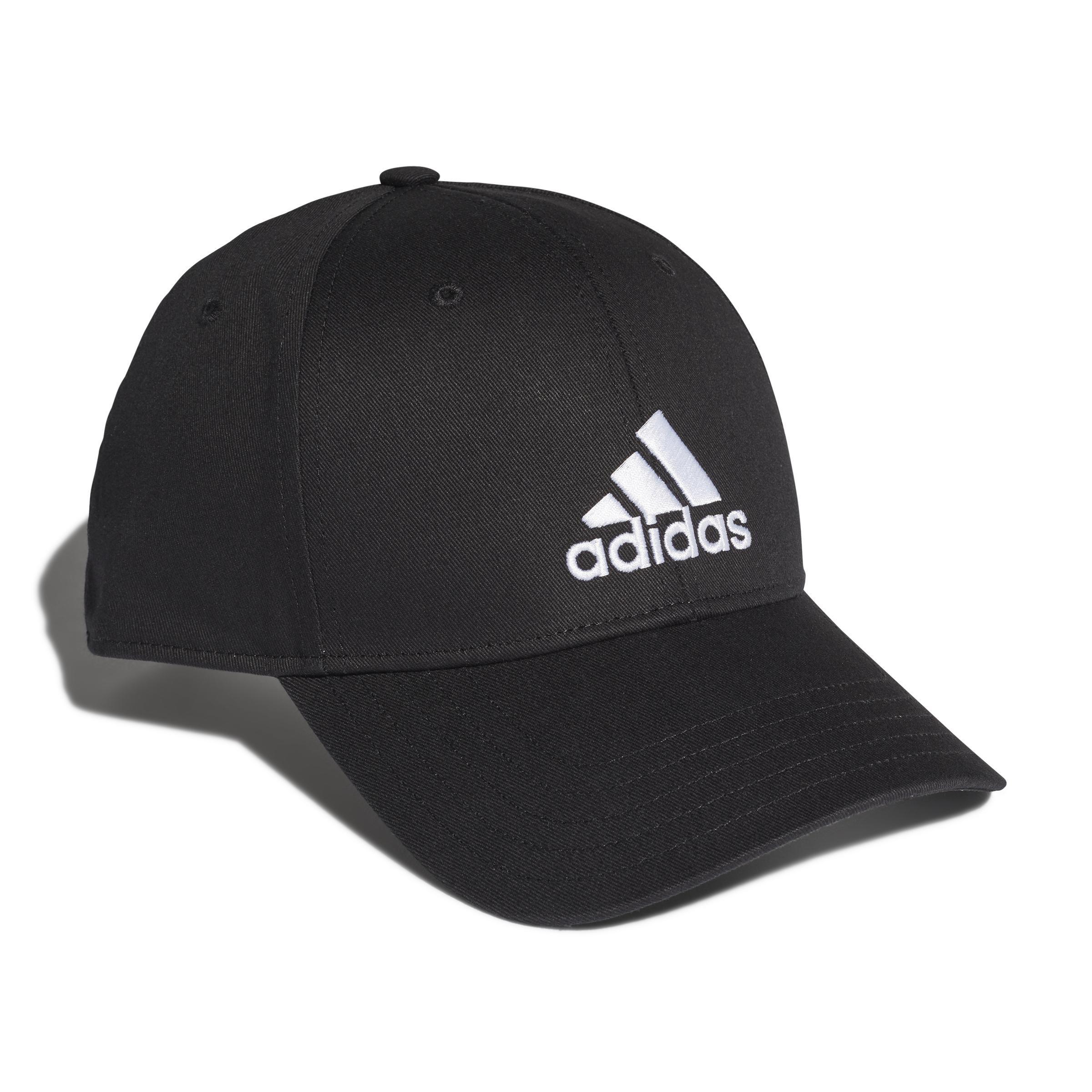 Unisex Cotton Baseball Cap, Black, A901_ONE, large image number 0