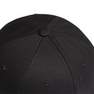 Unisex Cotton Baseball Cap, Black, A901_ONE, thumbnail image number 5