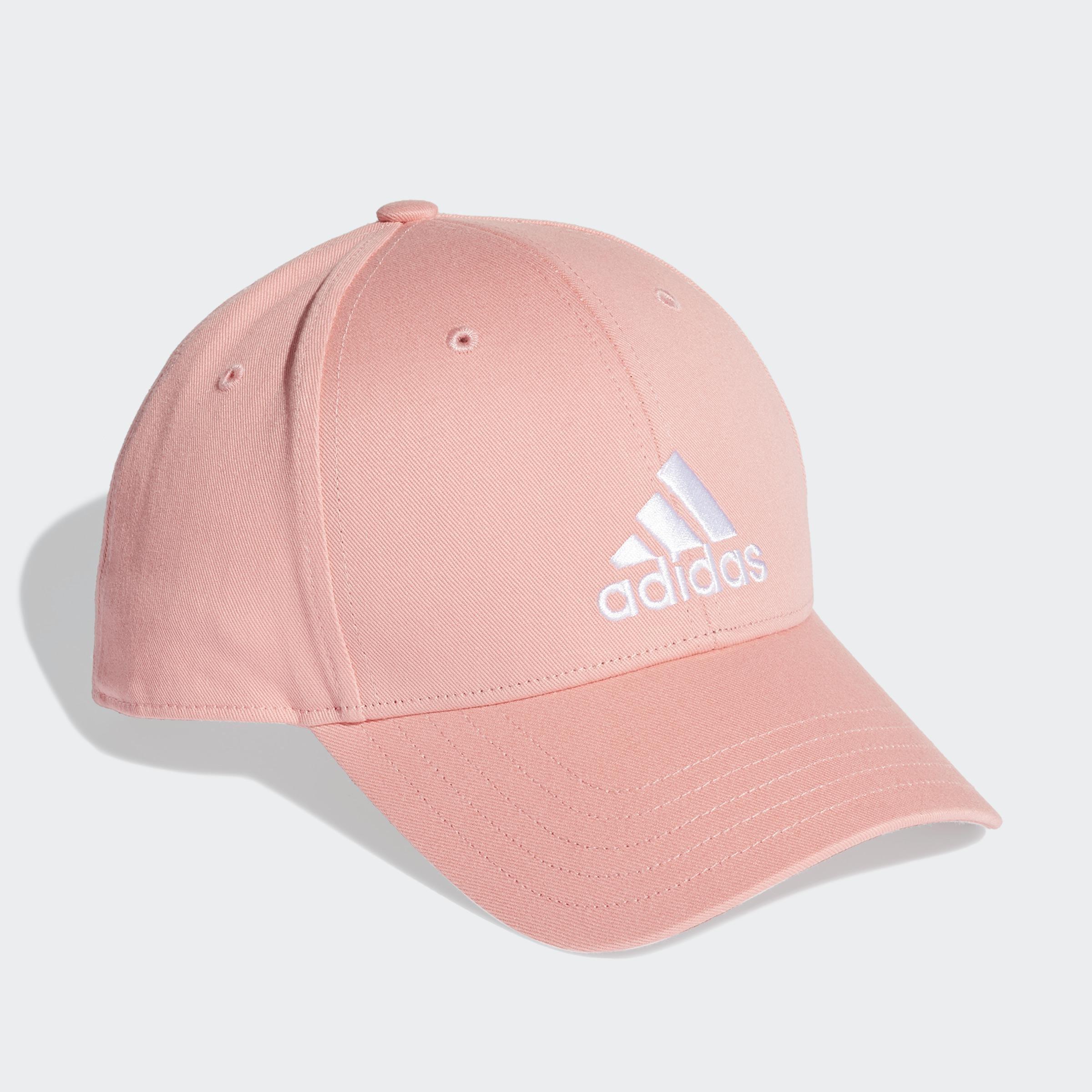 Unisex Cotton Baseball Cap, Pink, A901_ONE, large image number 0